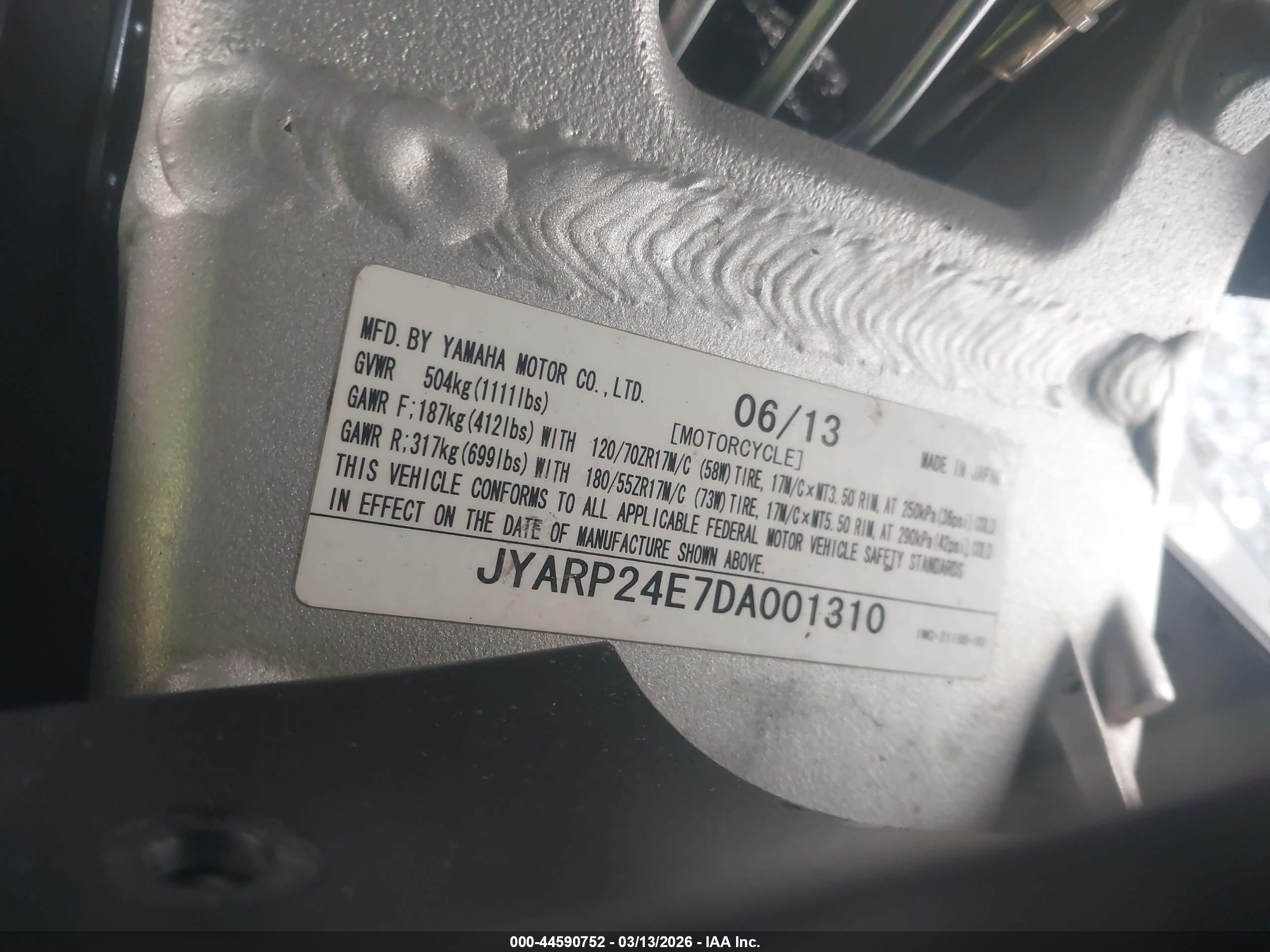 YAMAHA FJR1300 image 10