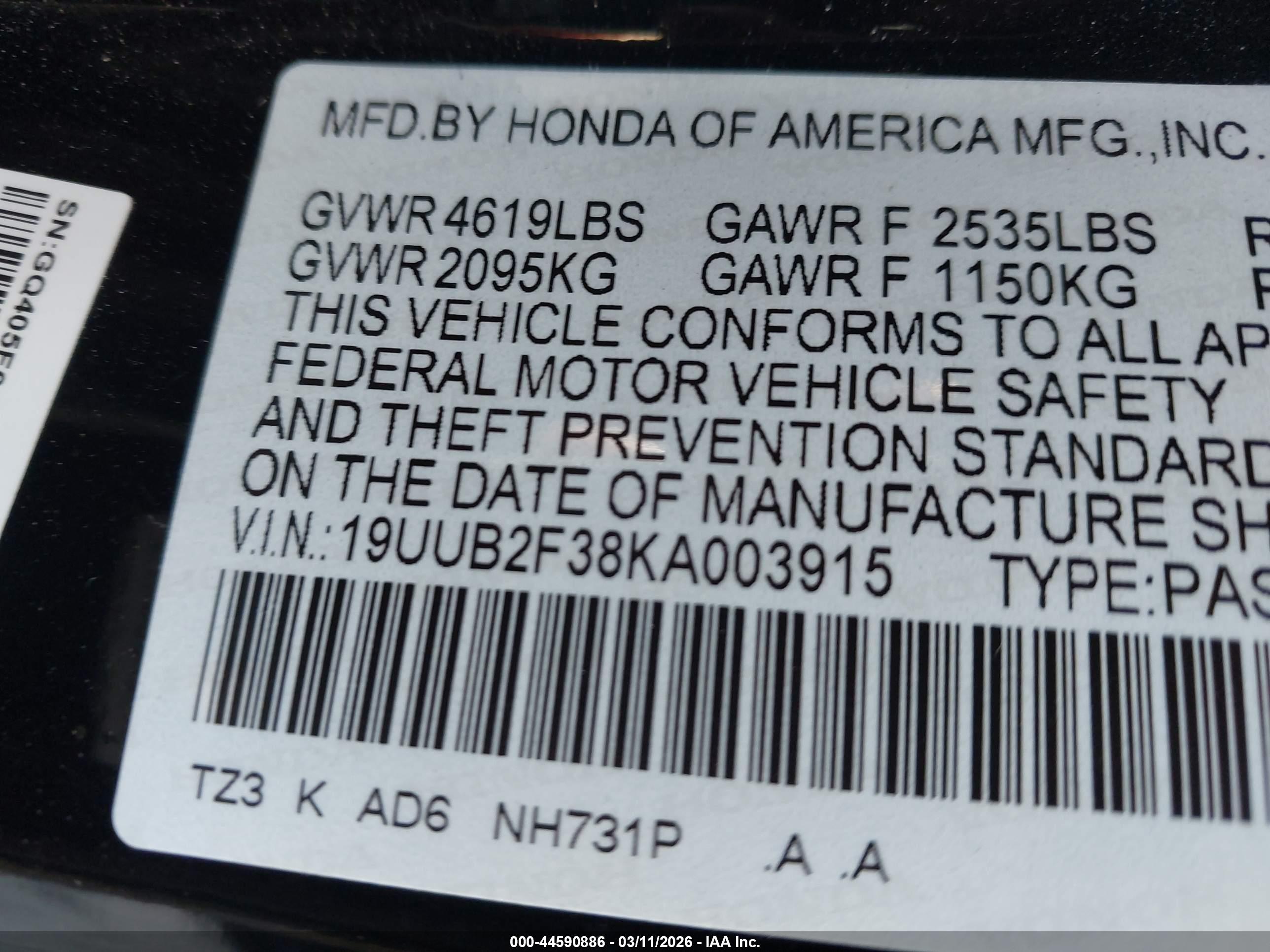 ACURA TLX image 9
