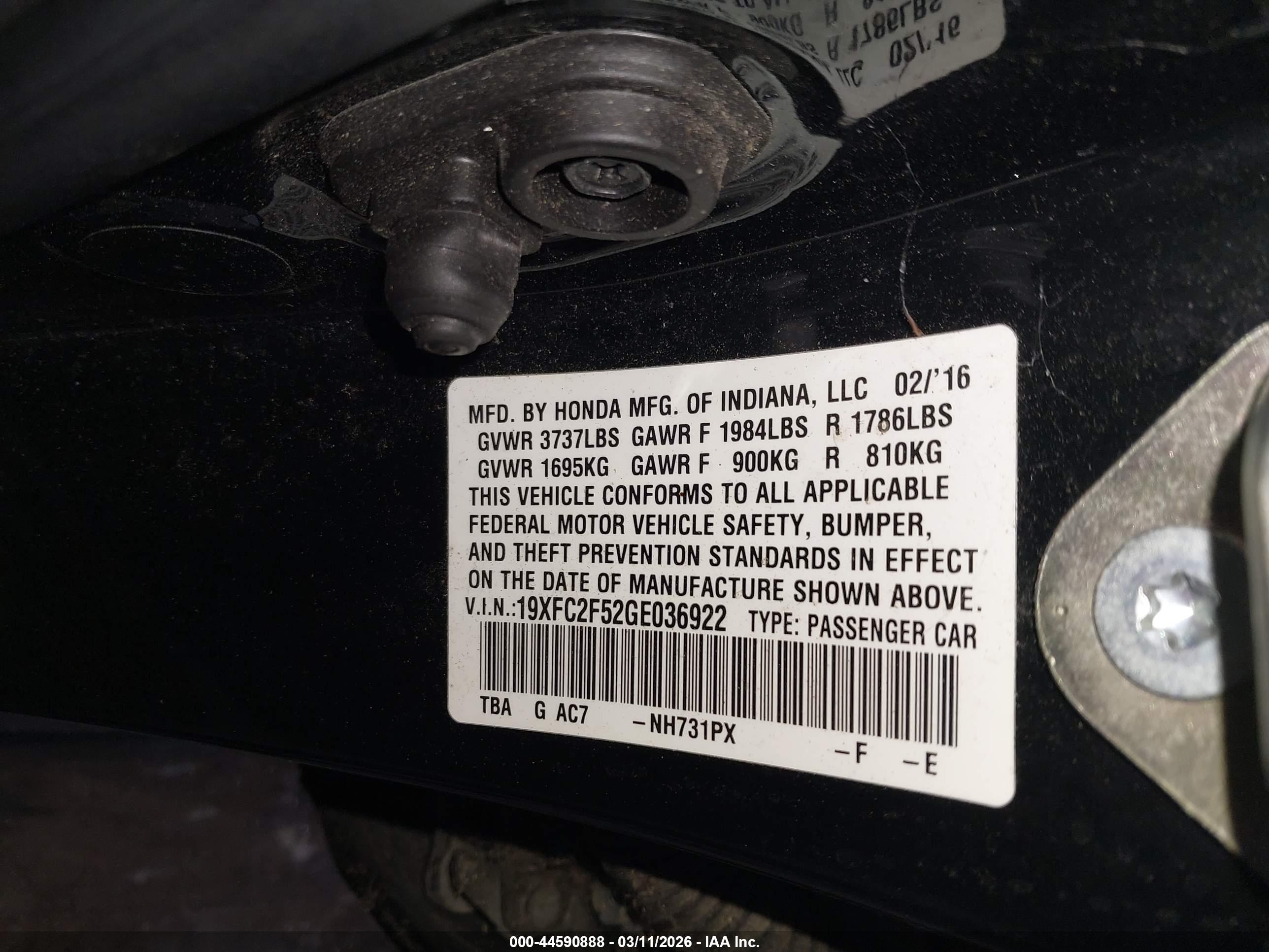 HONDA CIVIC image 9