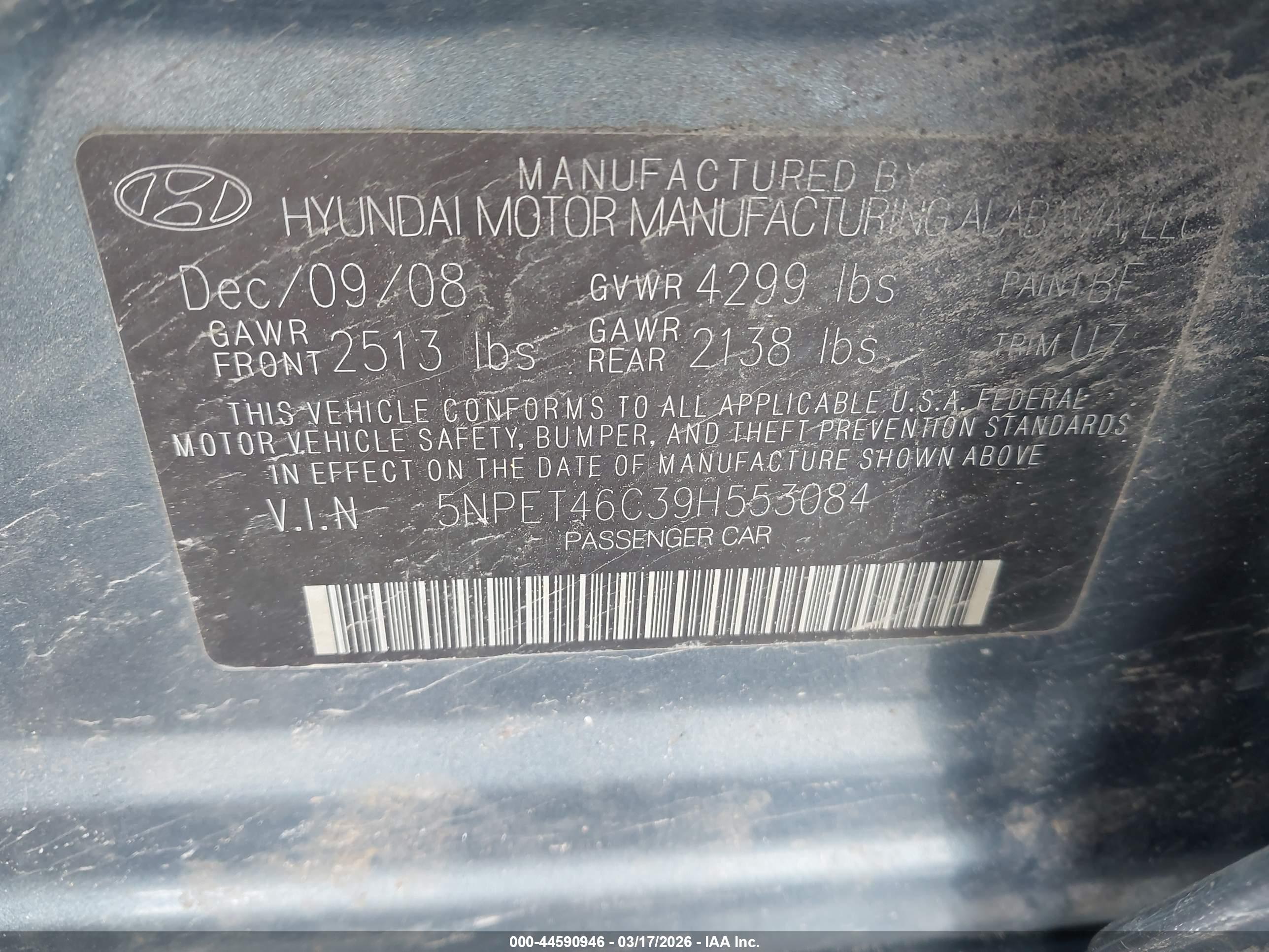 HYUNDAI SONATA image 9