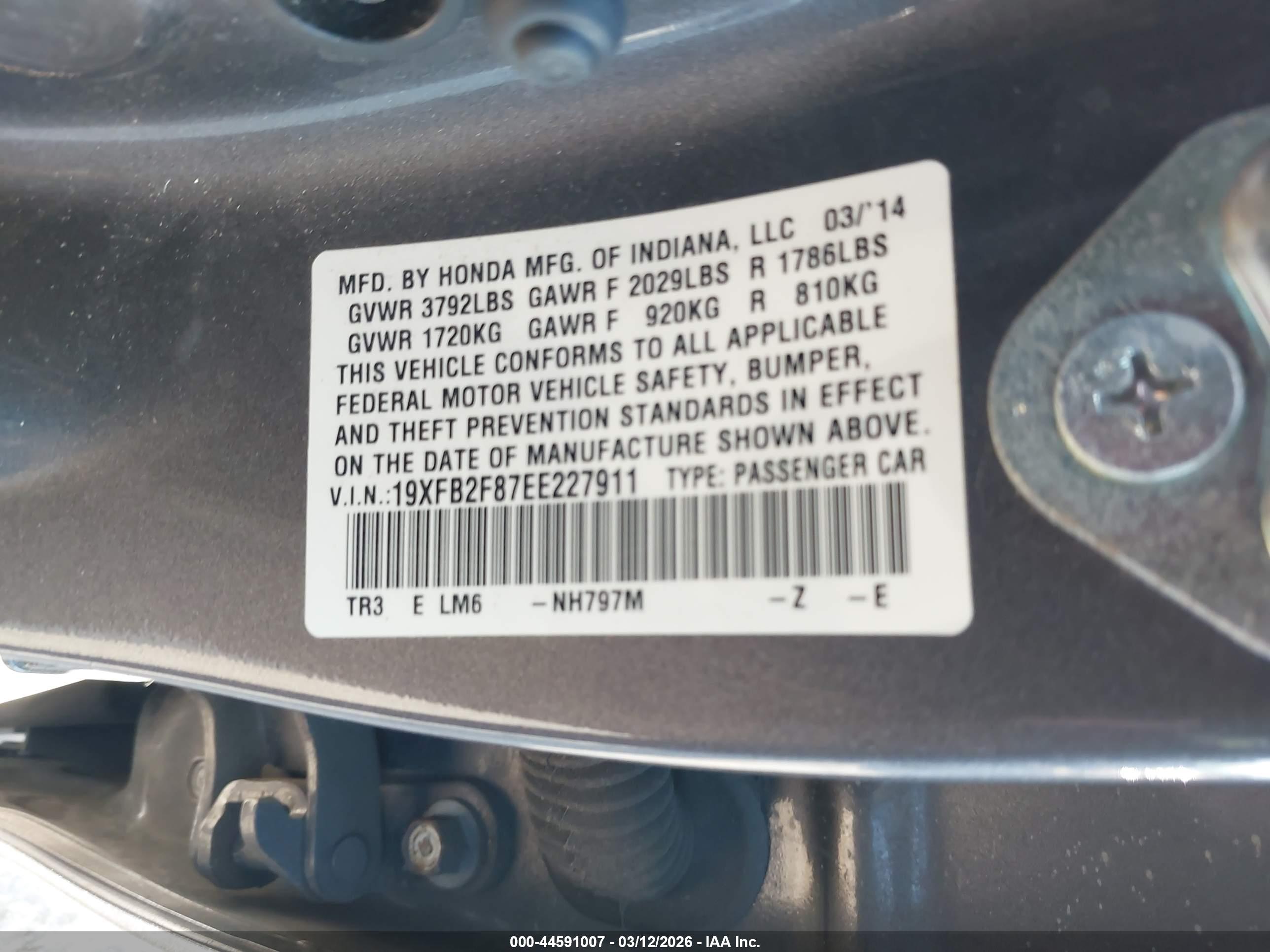 HONDA CIVIC image 9