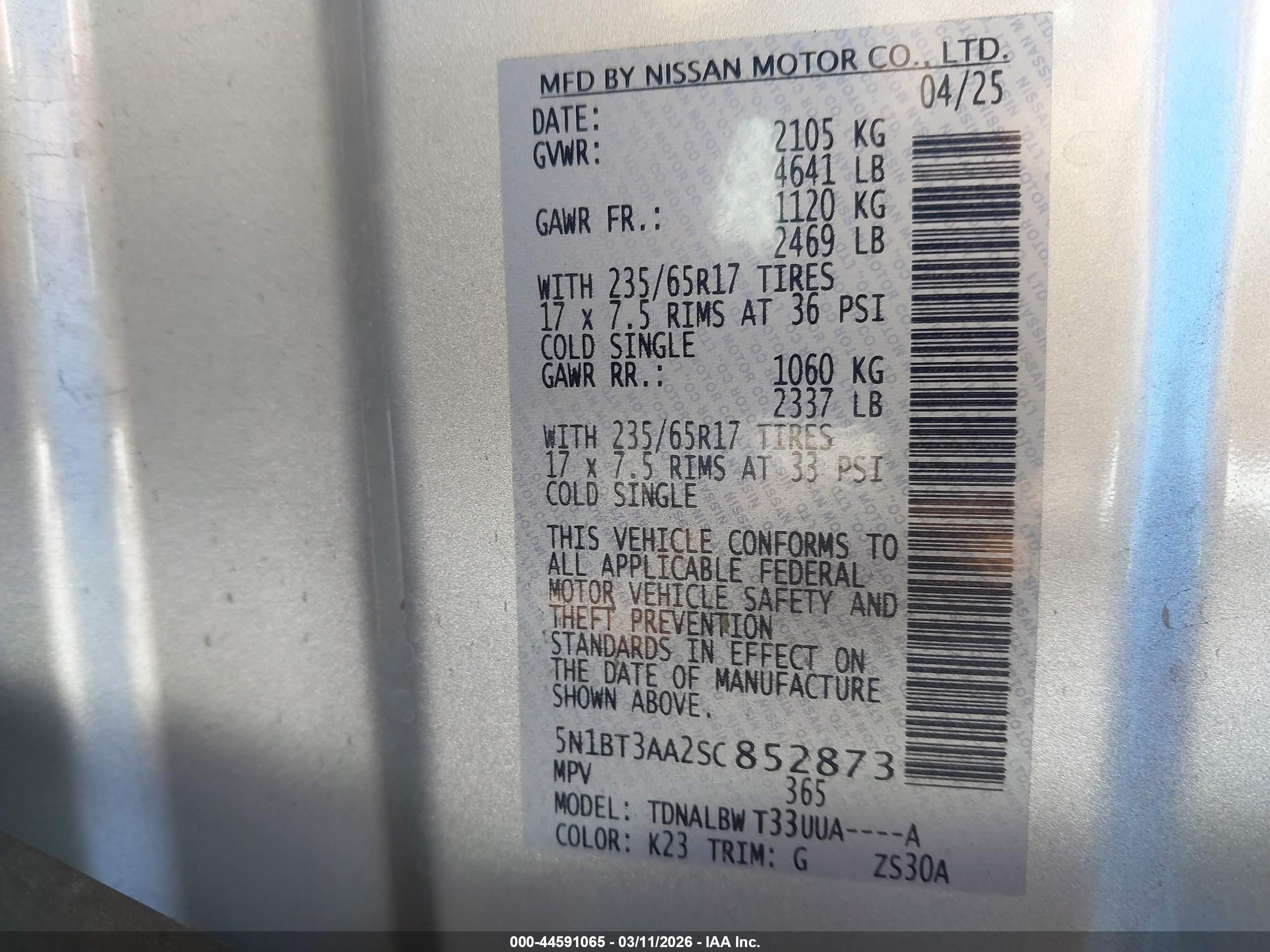 NISSAN ROGUE image 9