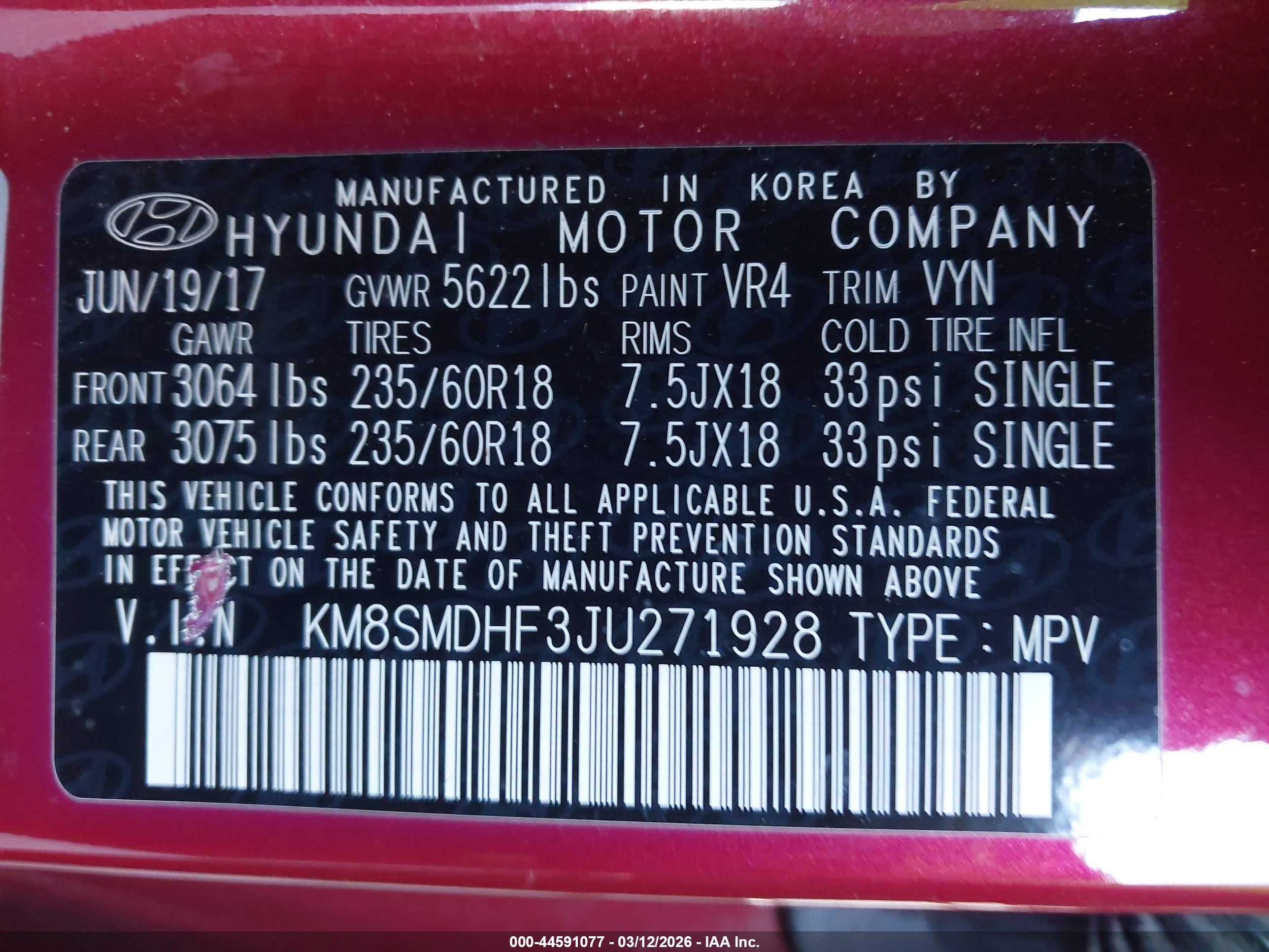HYUNDAI SANTA image 9