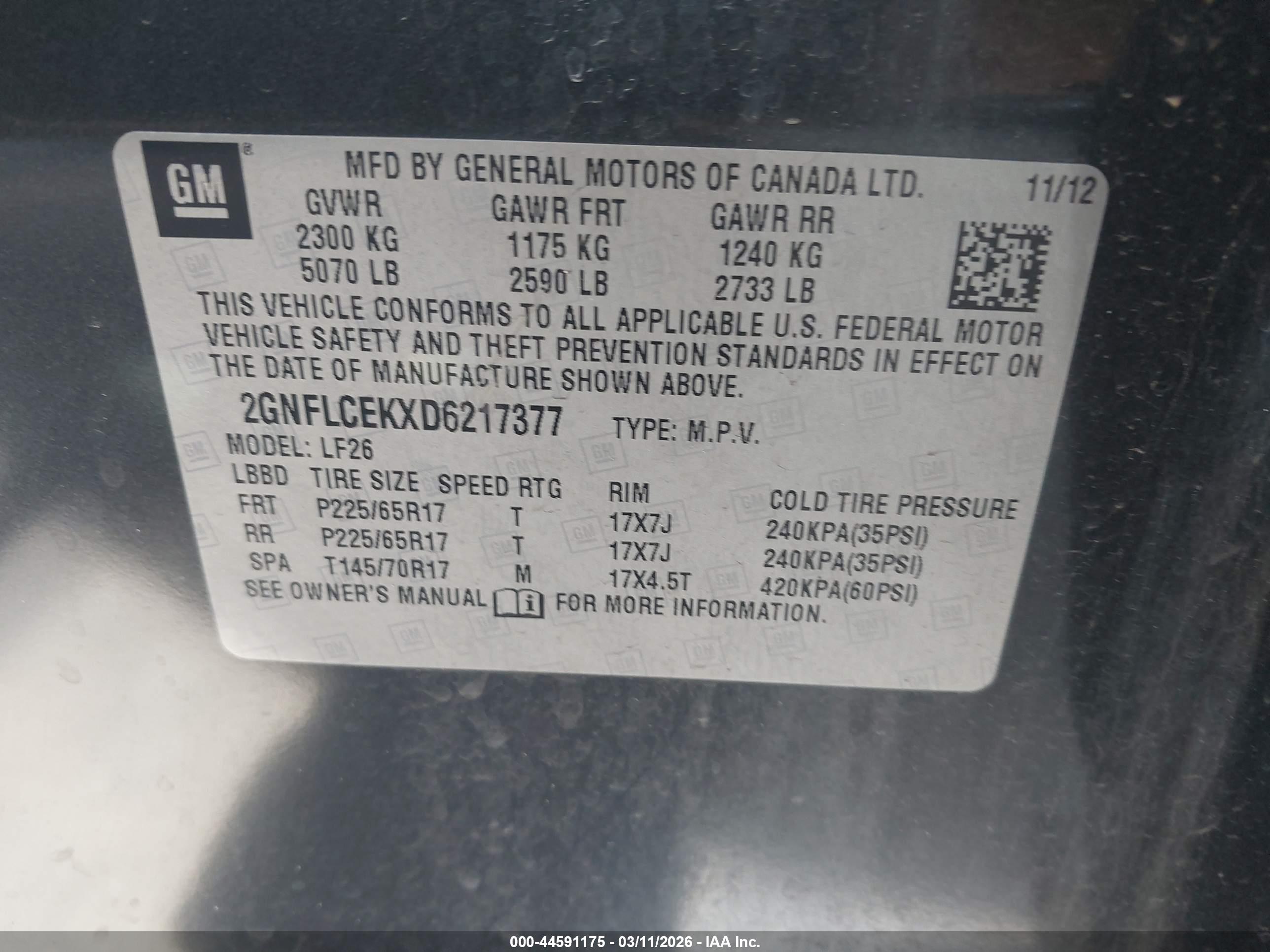 CHEVROLET EQUINOX image 9