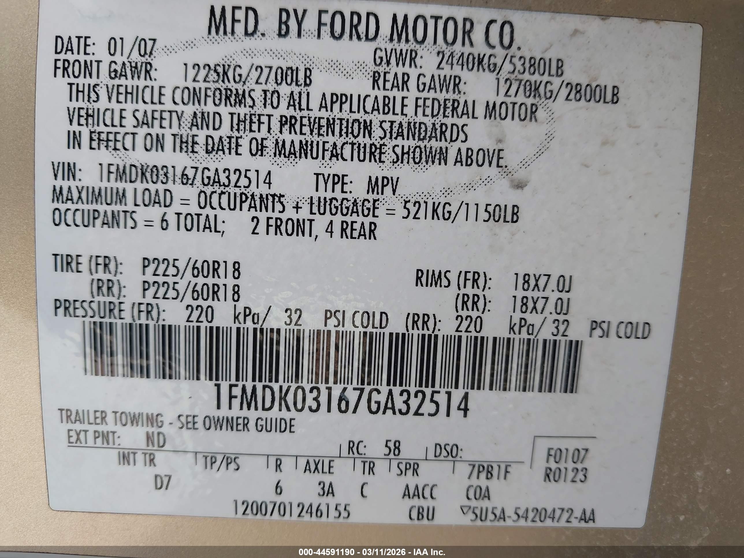 FORD FREESTYLE image 9