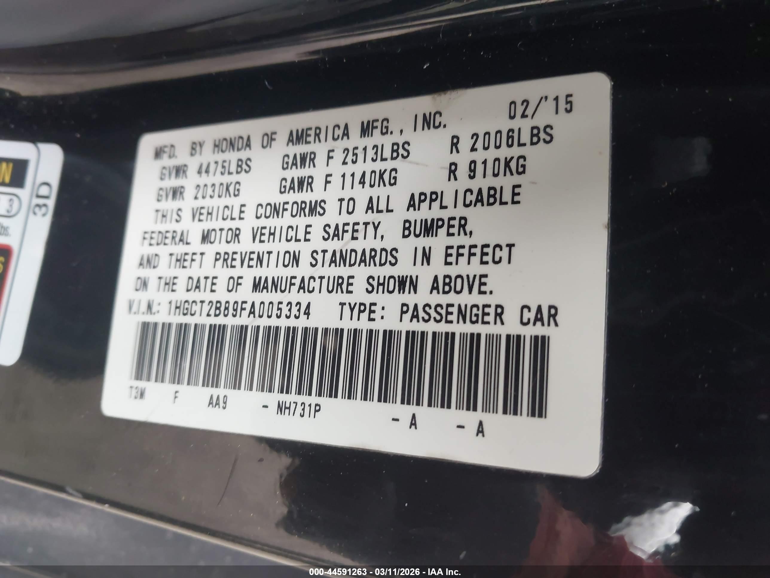 HONDA ACCORD image 9