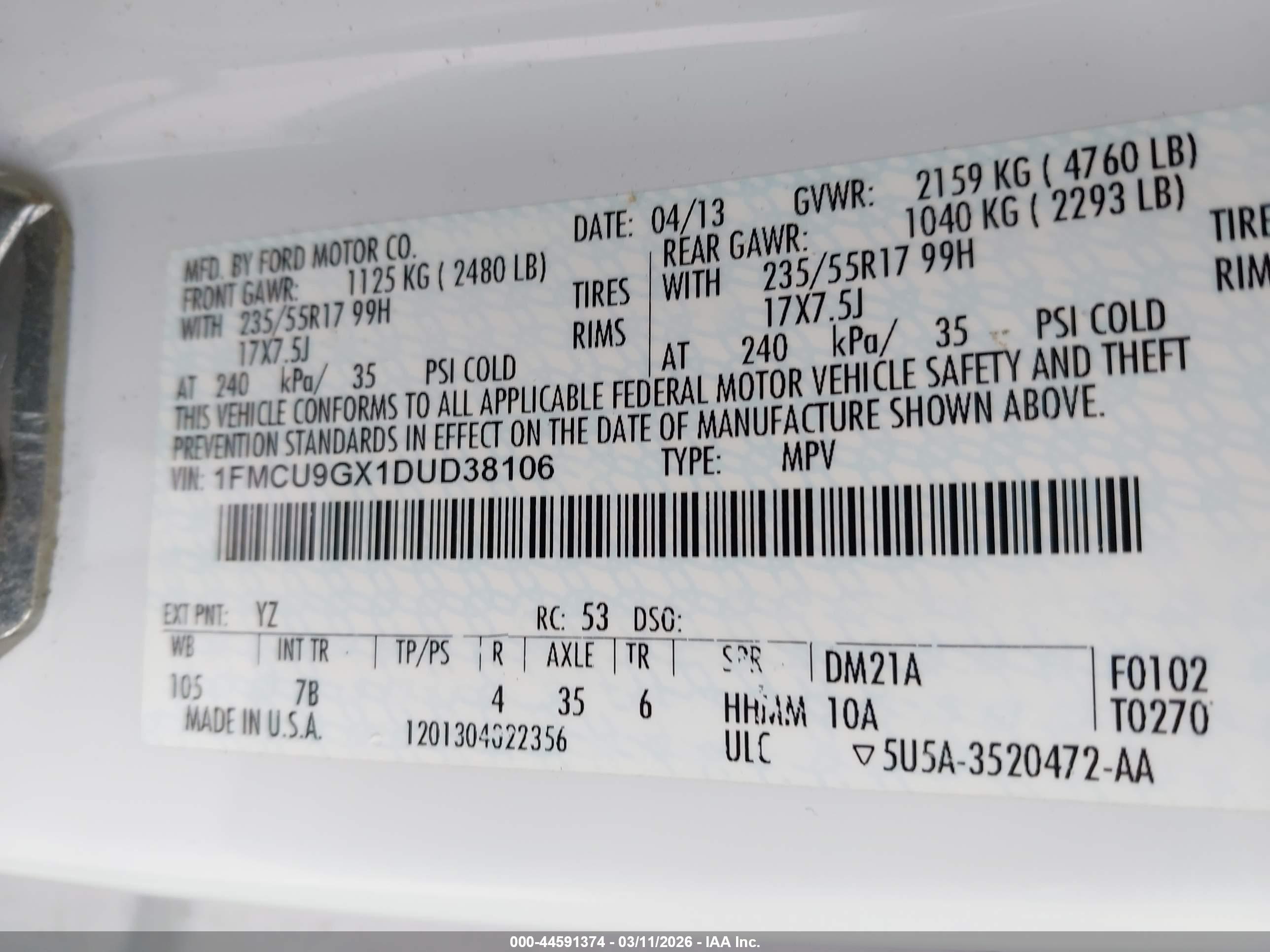 FORD ESCAPE image 9