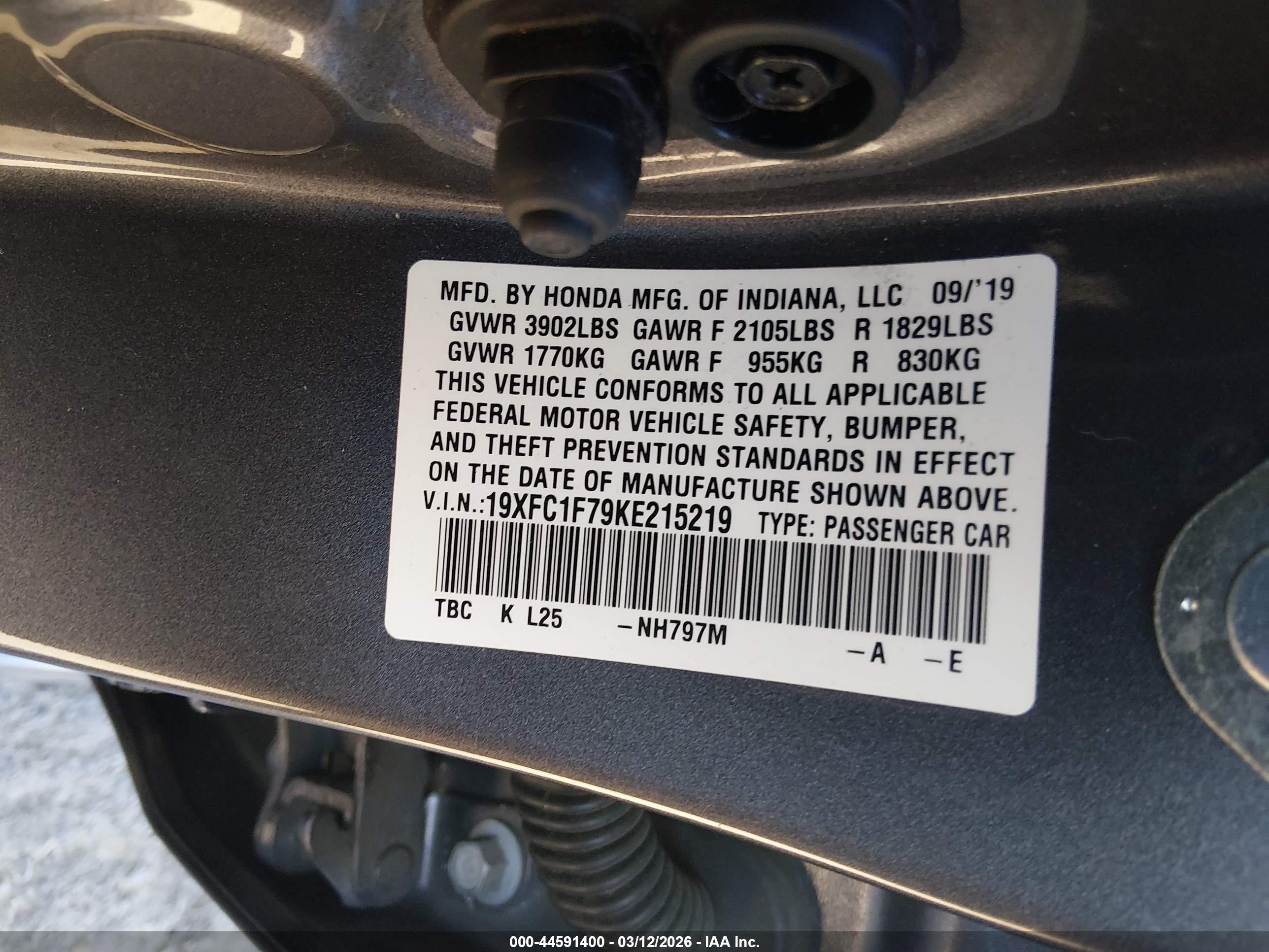 HONDA CIVIC image 9