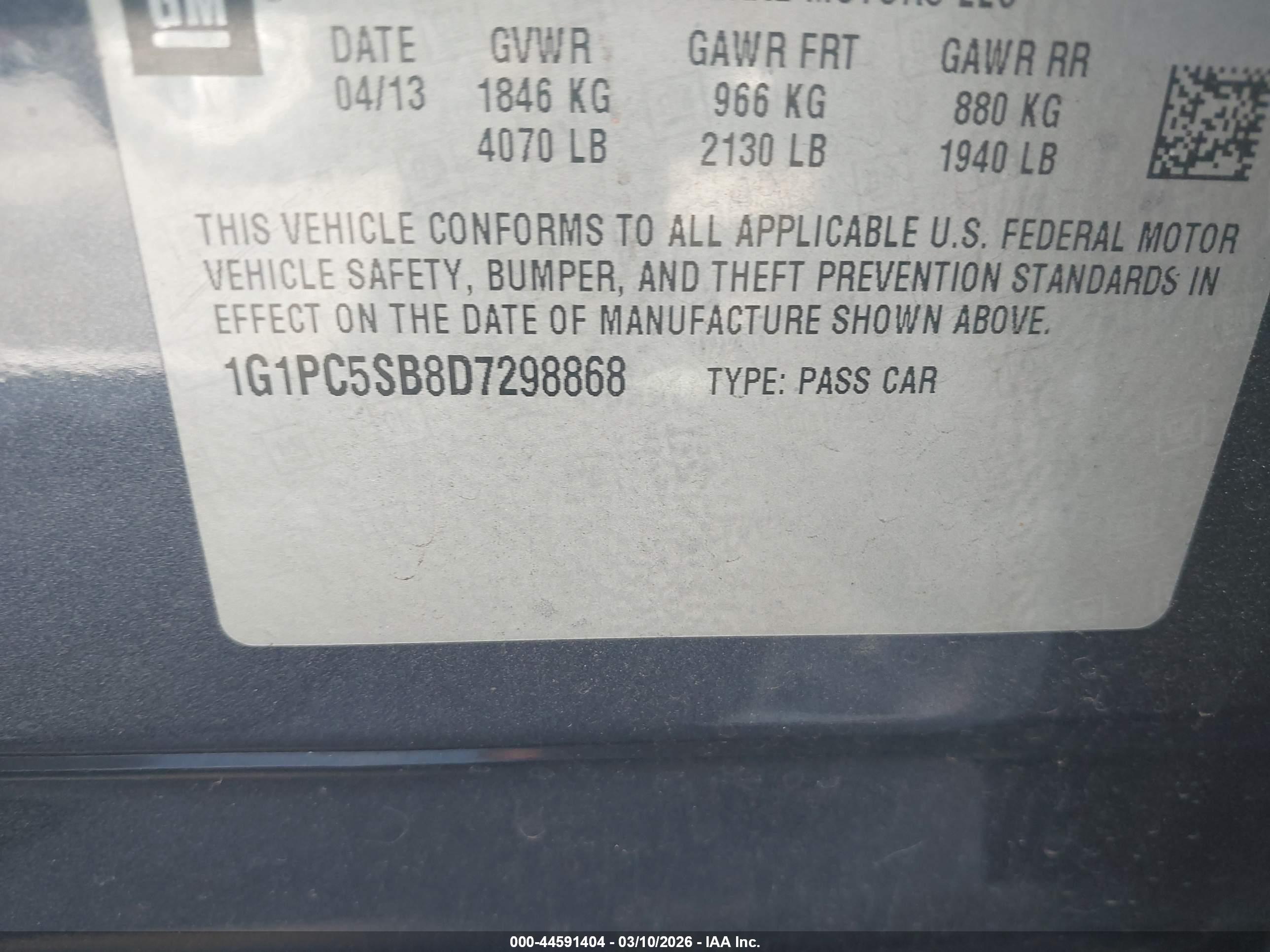CHEVROLET CRUZE image 9