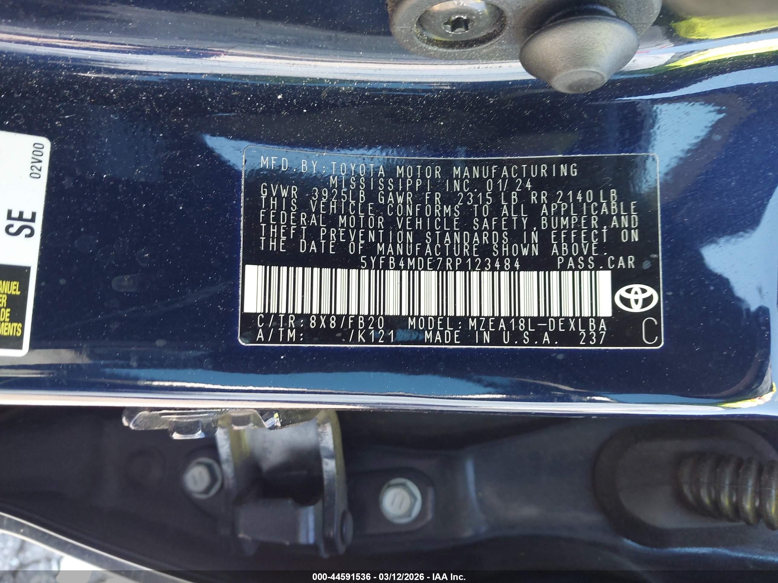 TOYOTA COROLLA image 9