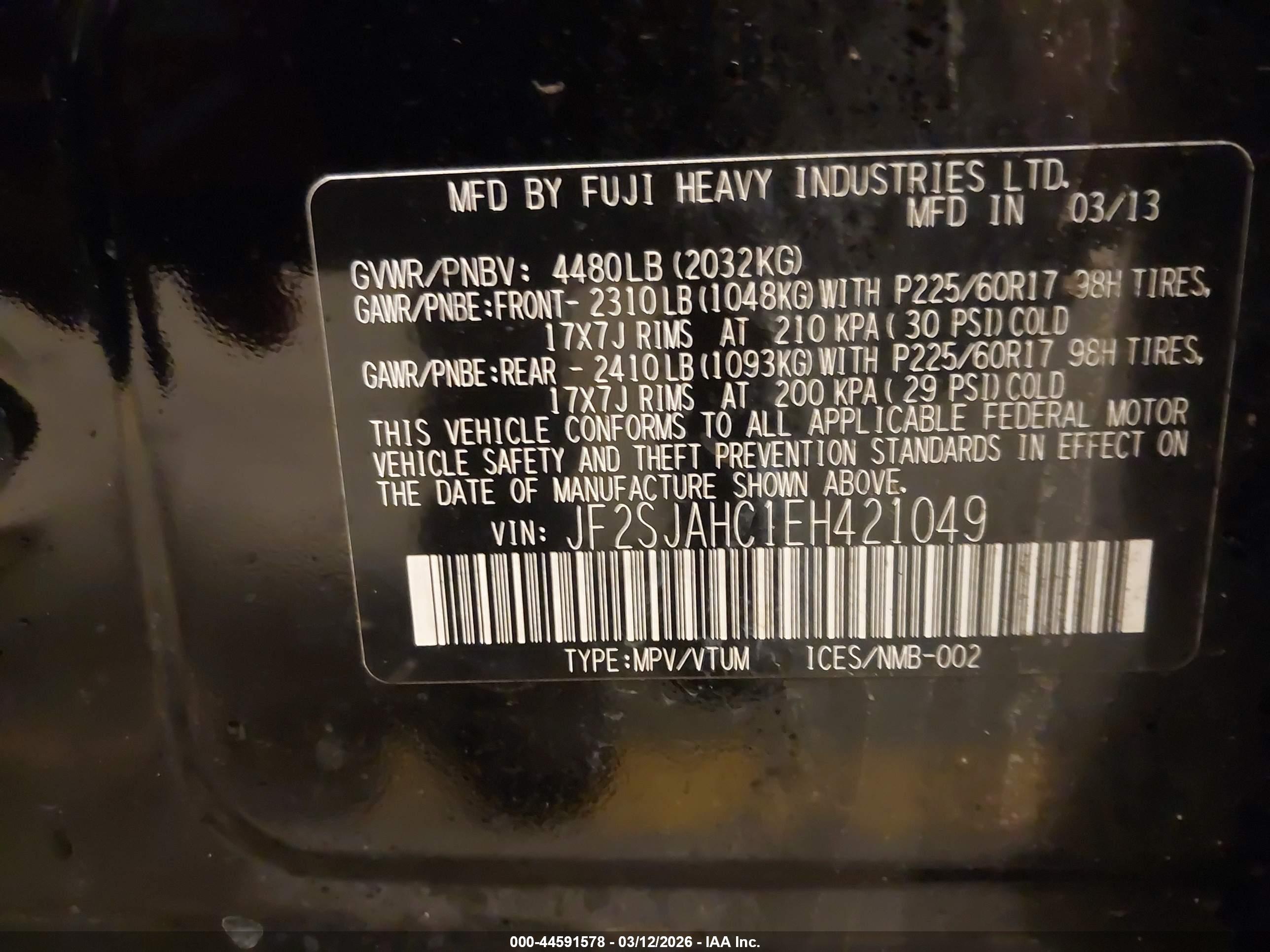 SUBARU FORESTER image 9