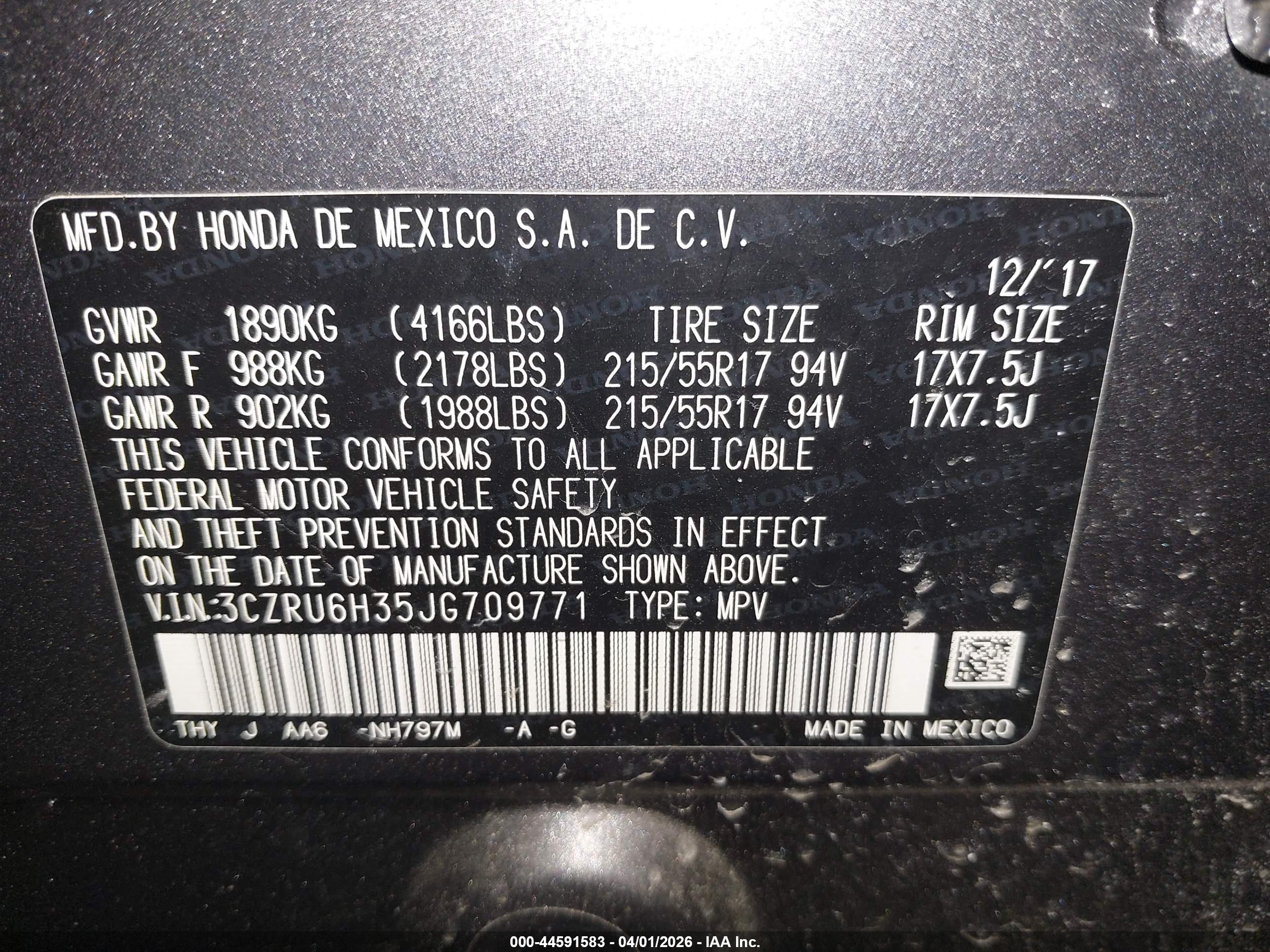 HONDA HR-V image 9