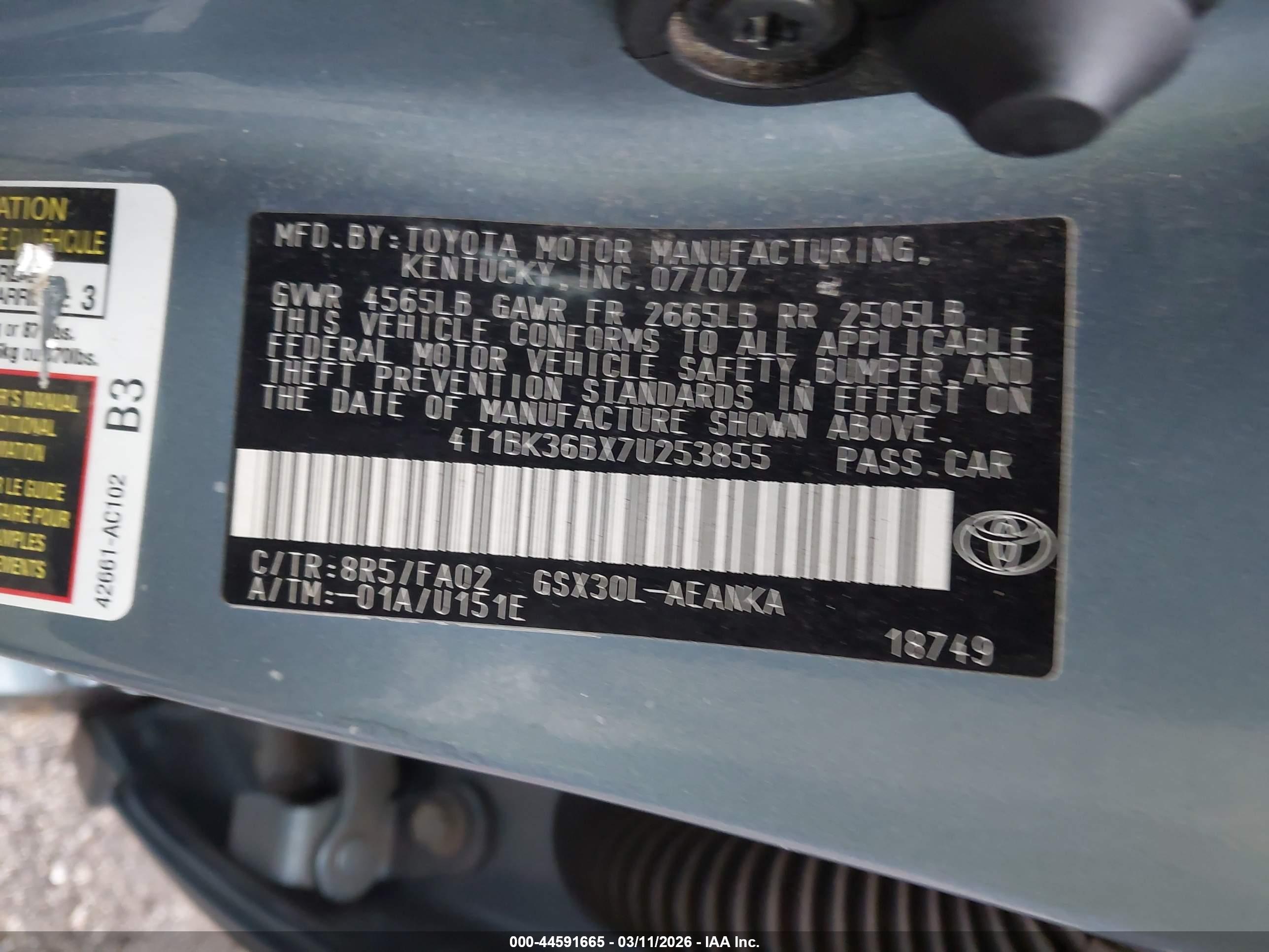 TOYOTA AVALON image 9