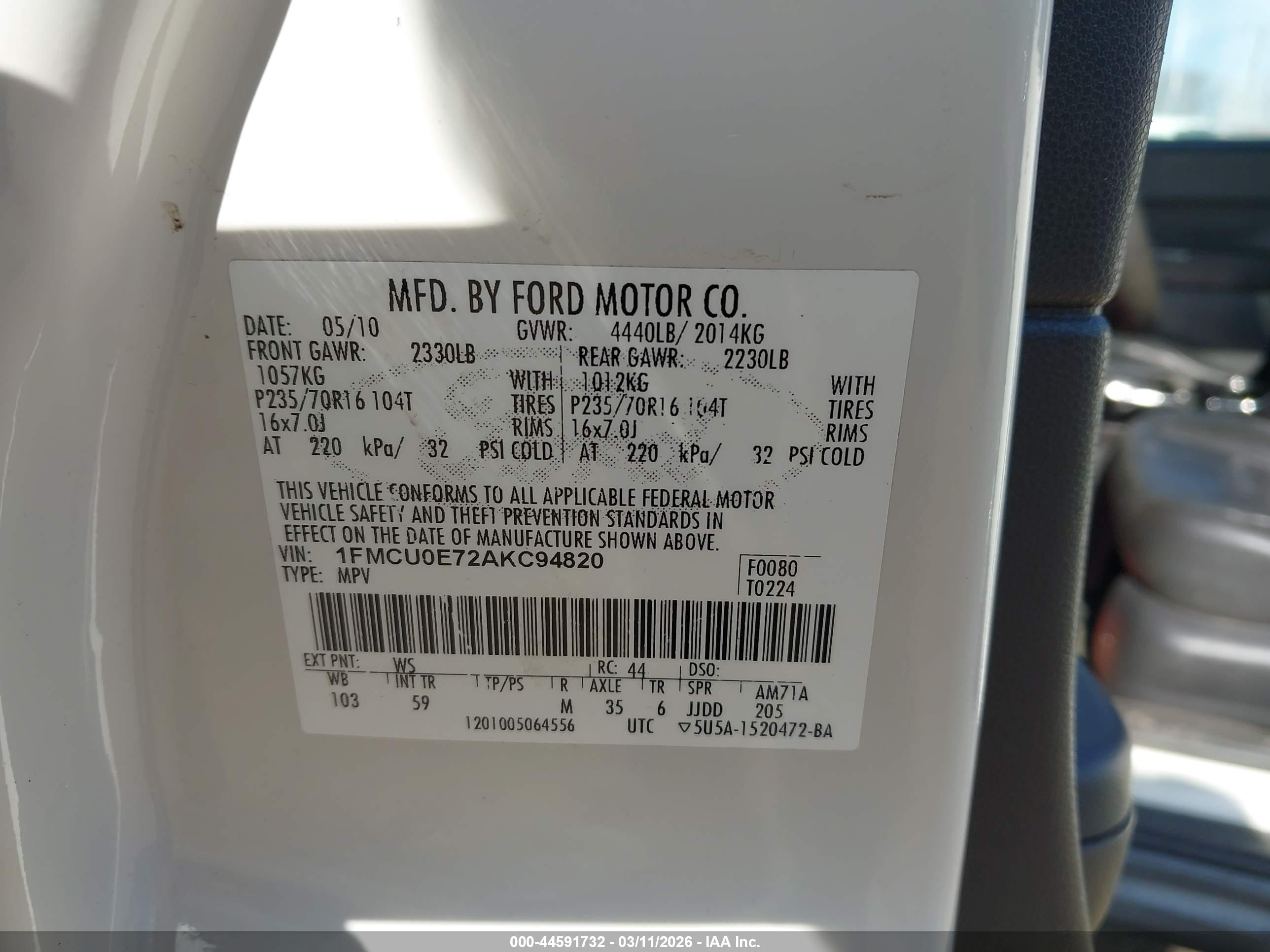 FORD ESCAPE image 9
