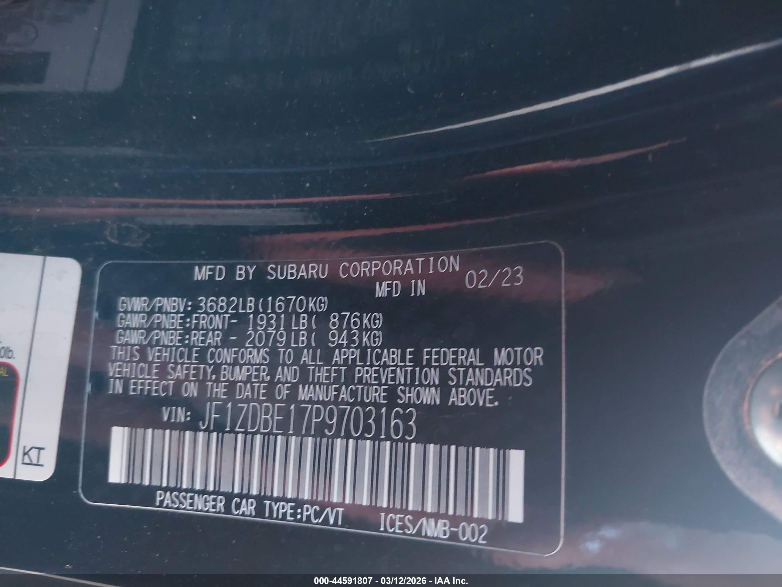 SUBARU BRZ image 9