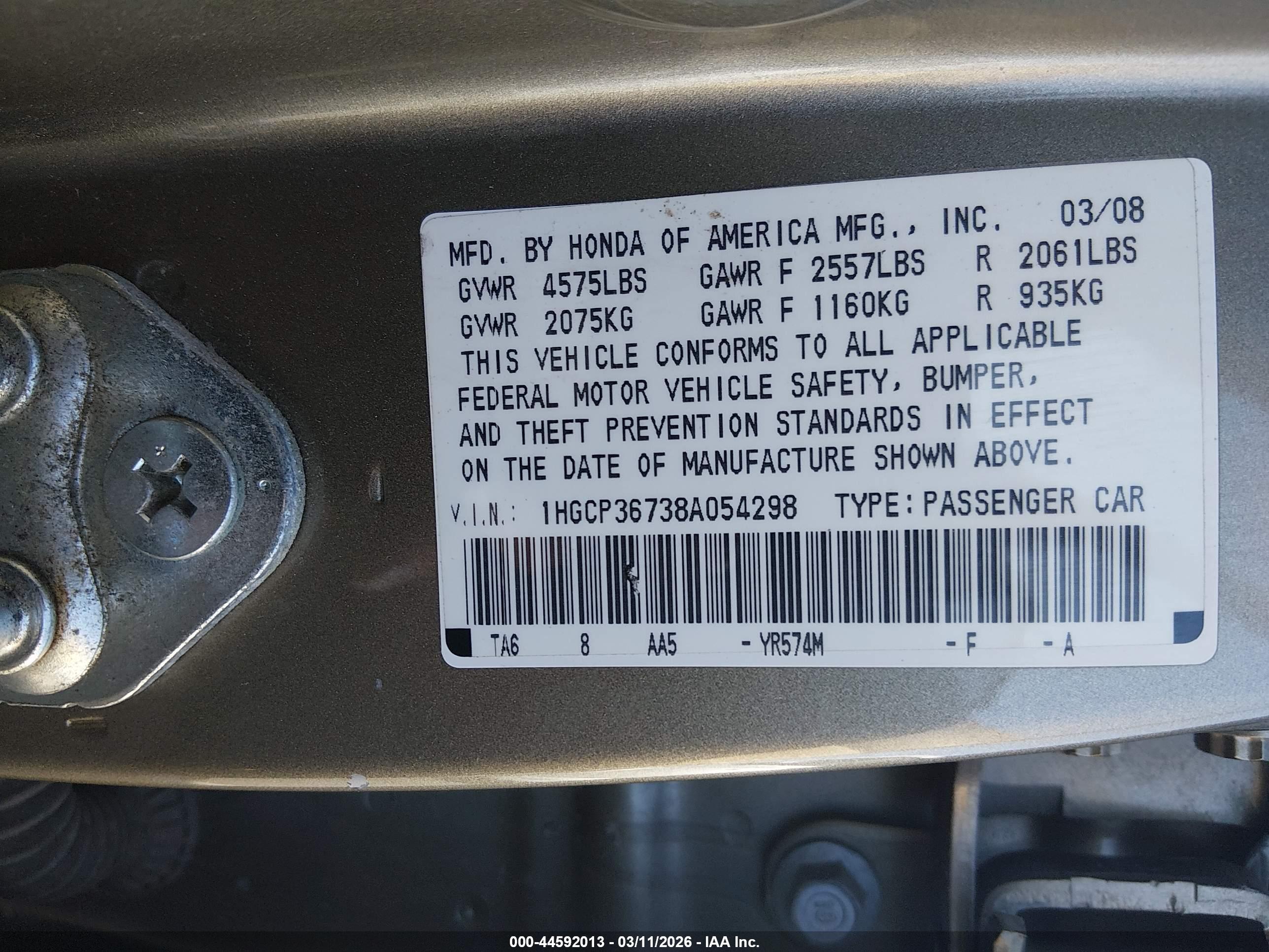 HONDA ACCORD image 9