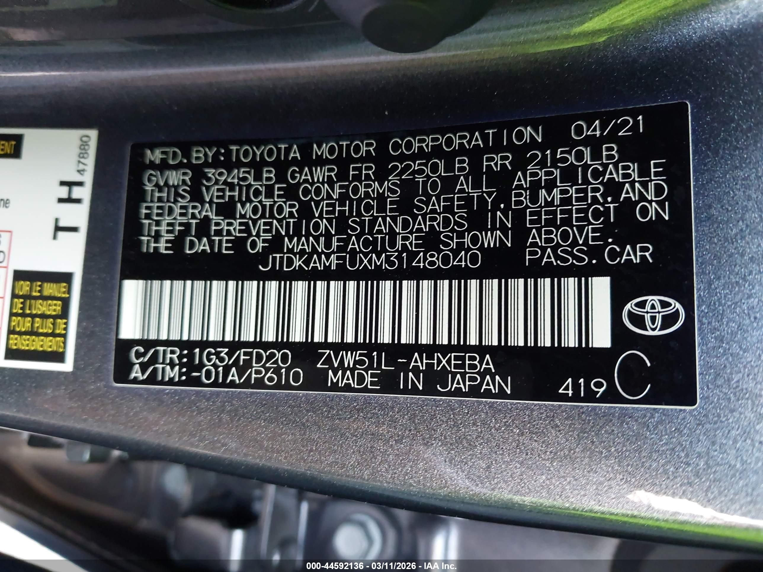 TOYOTA PRIUS image 9