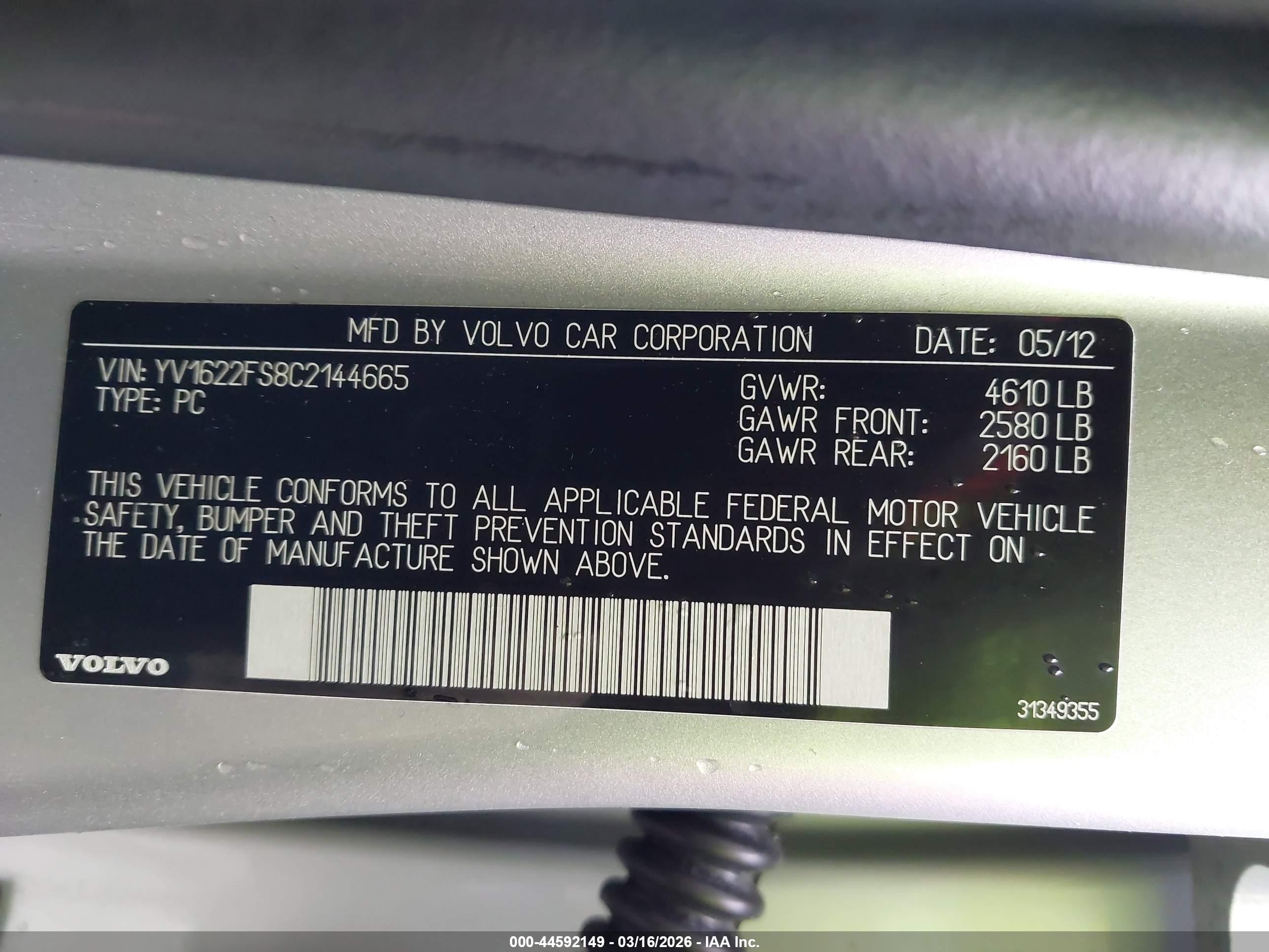 VOLVO S60 image 9