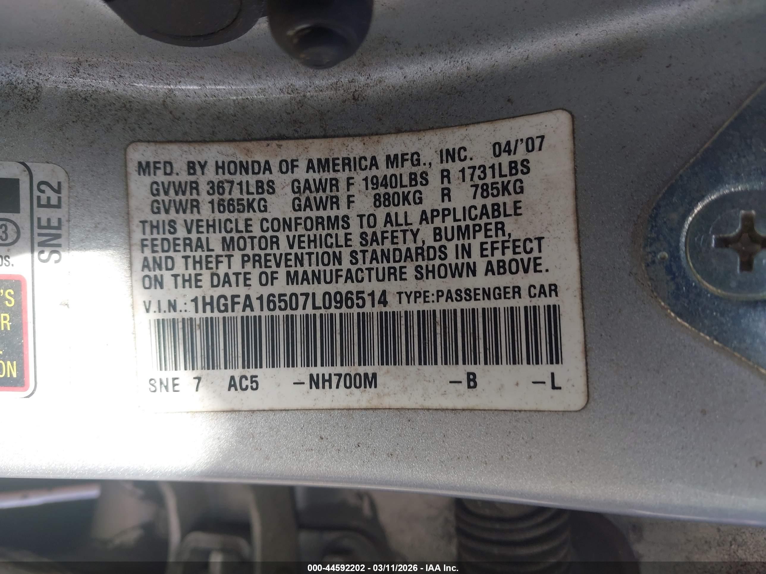 HONDA CIVIC image 9