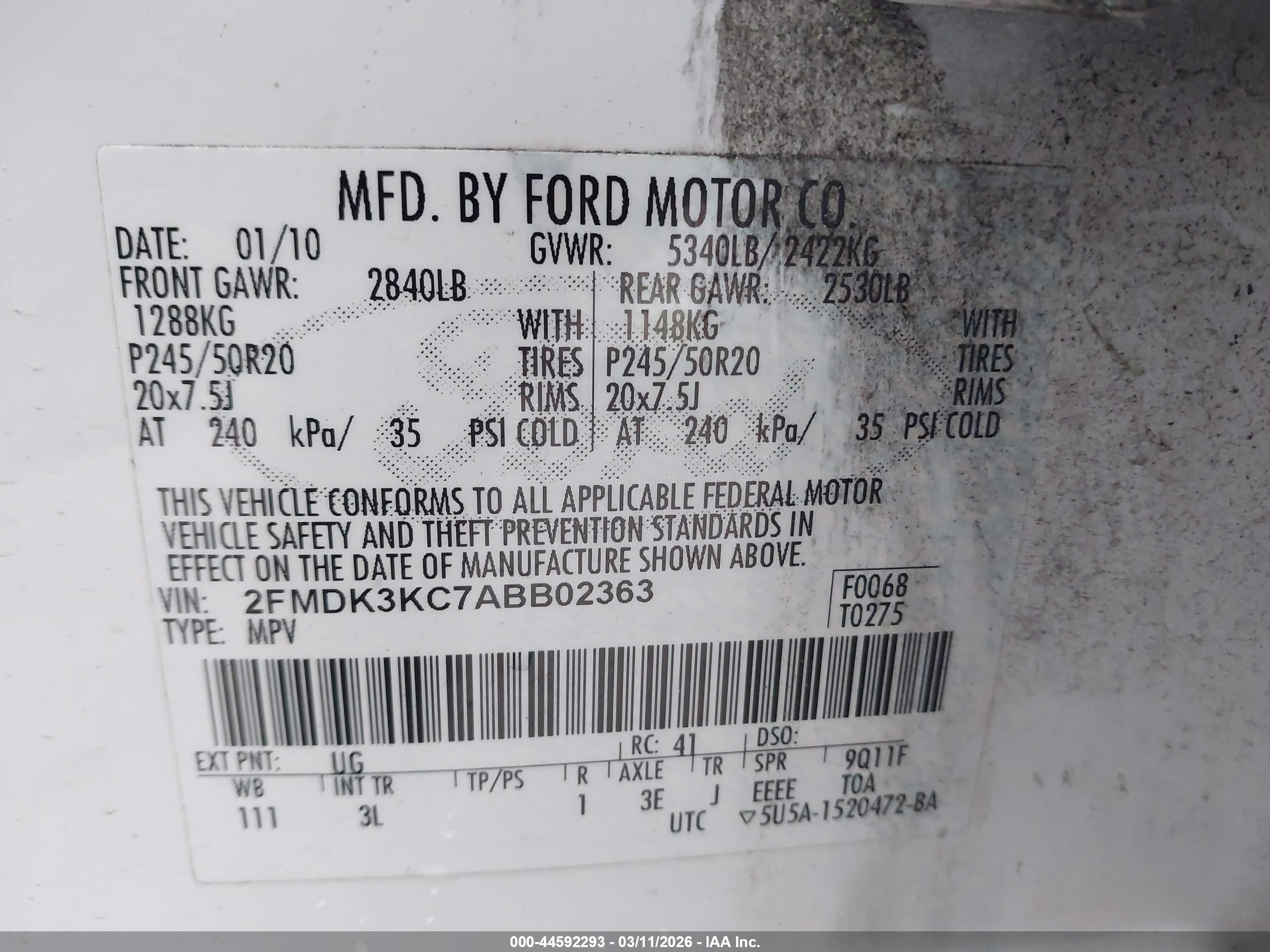 FORD EDGE image 9