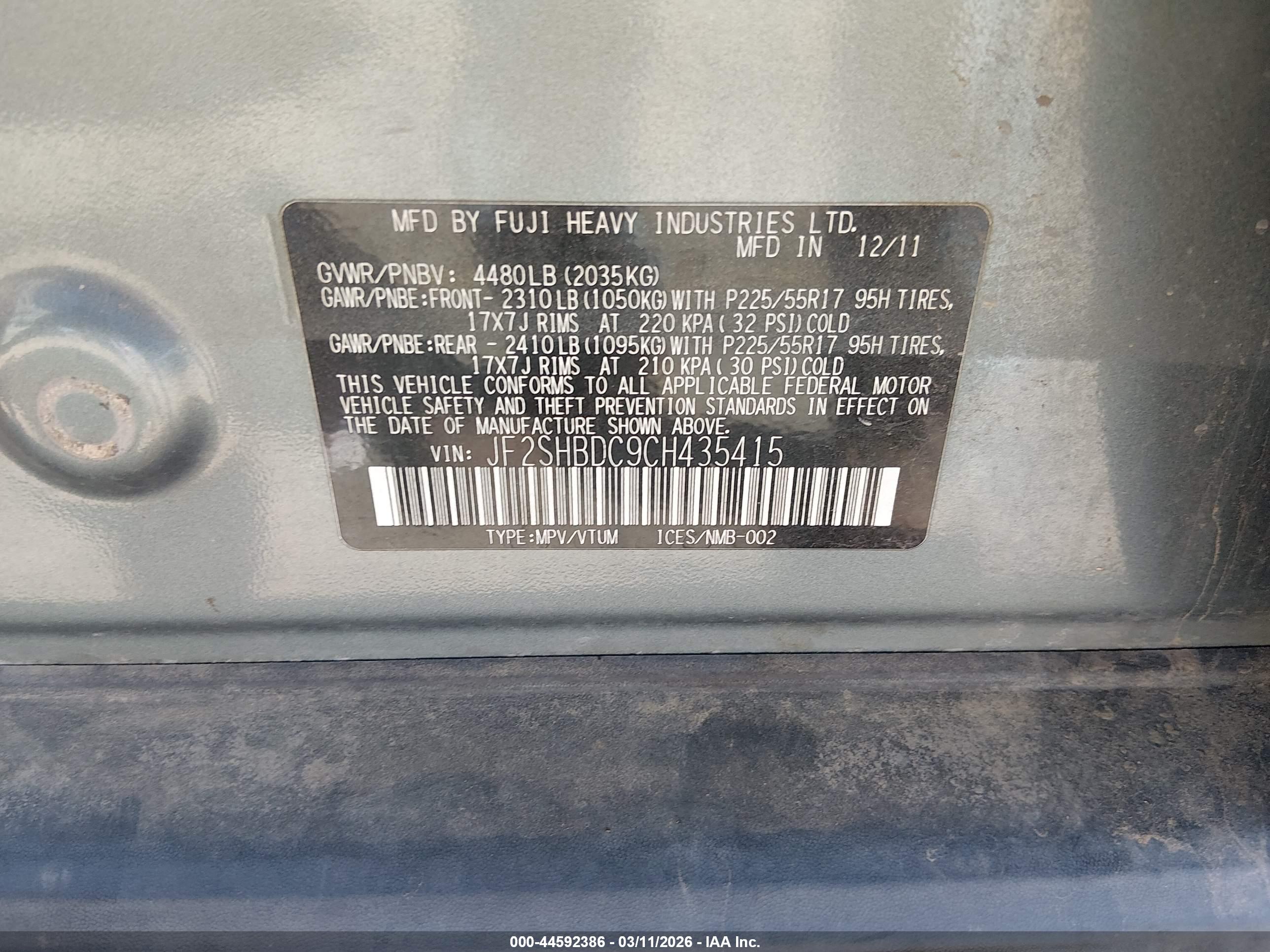 SUBARU FORESTER image 9