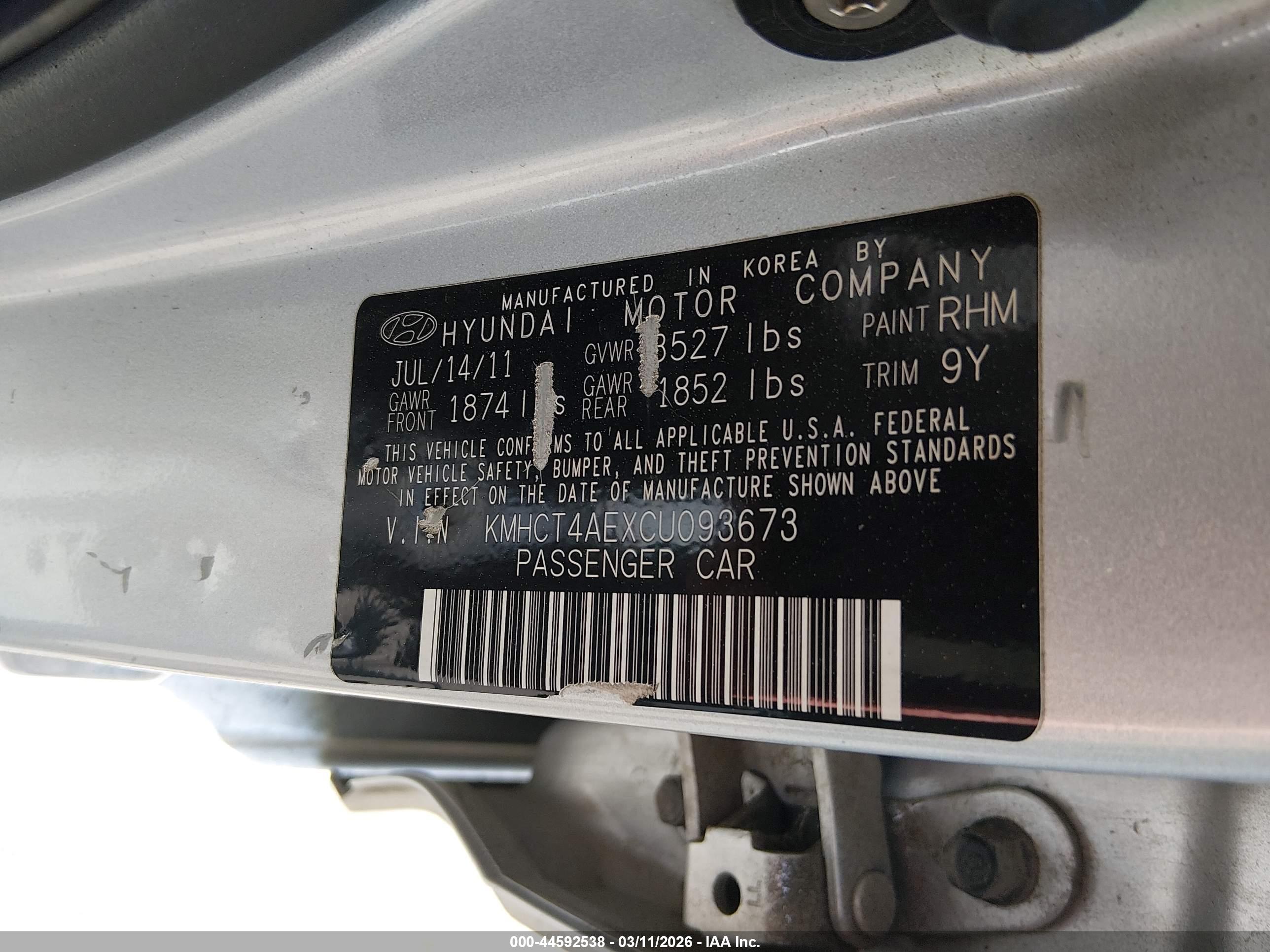 HYUNDAI ACCENT image 9