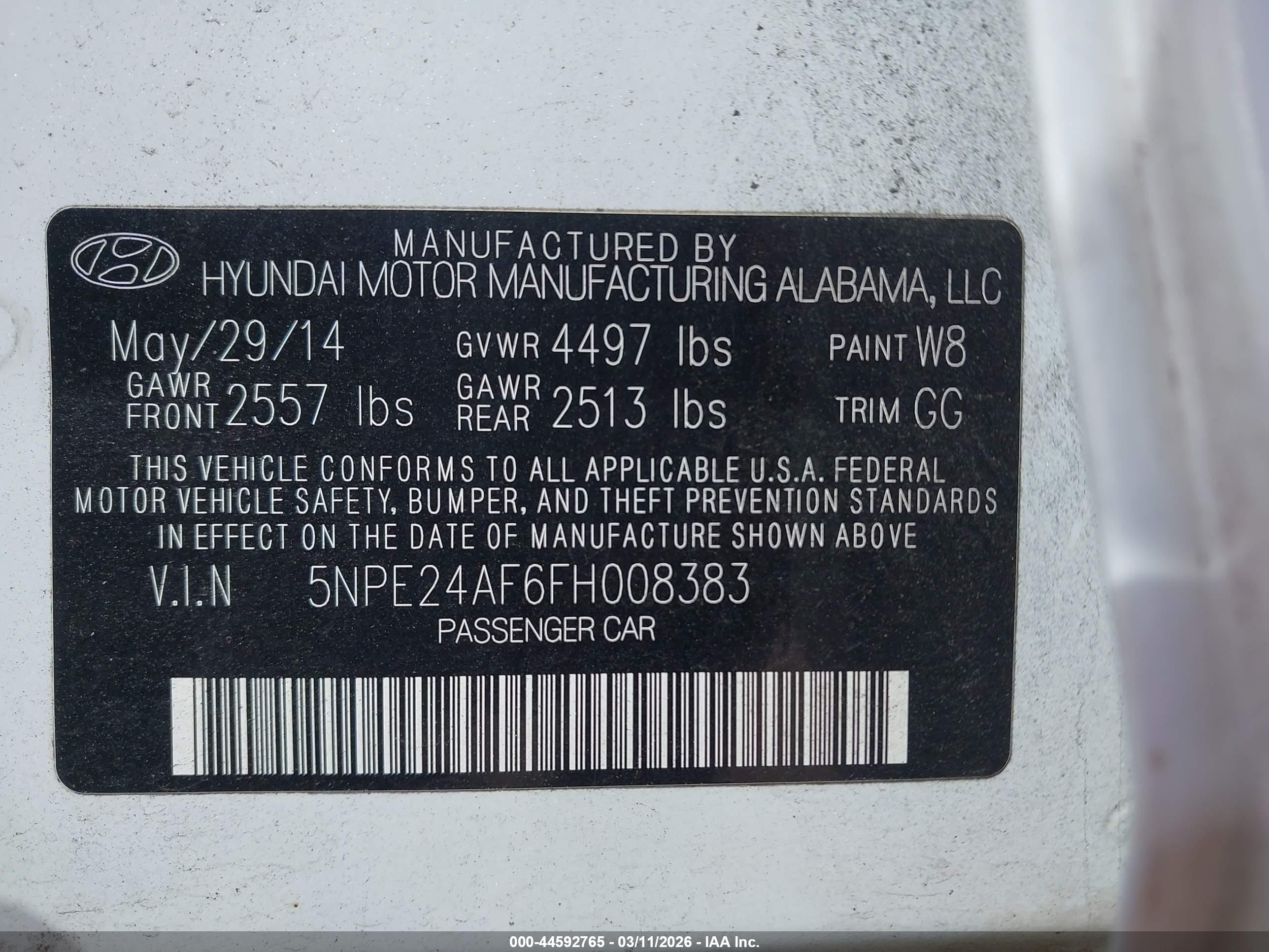HYUNDAI SONATA image 9