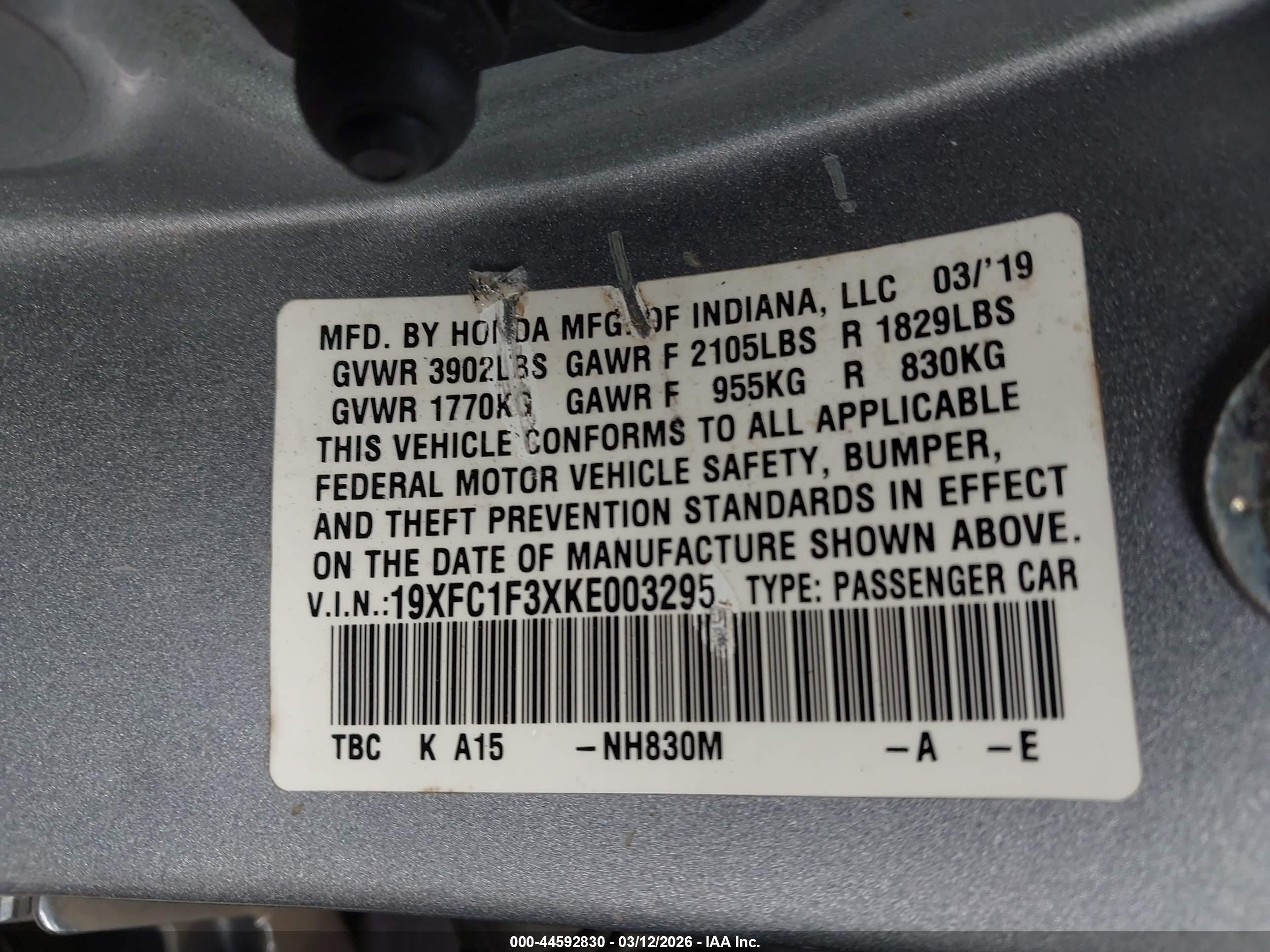 HONDA CIVIC image 9