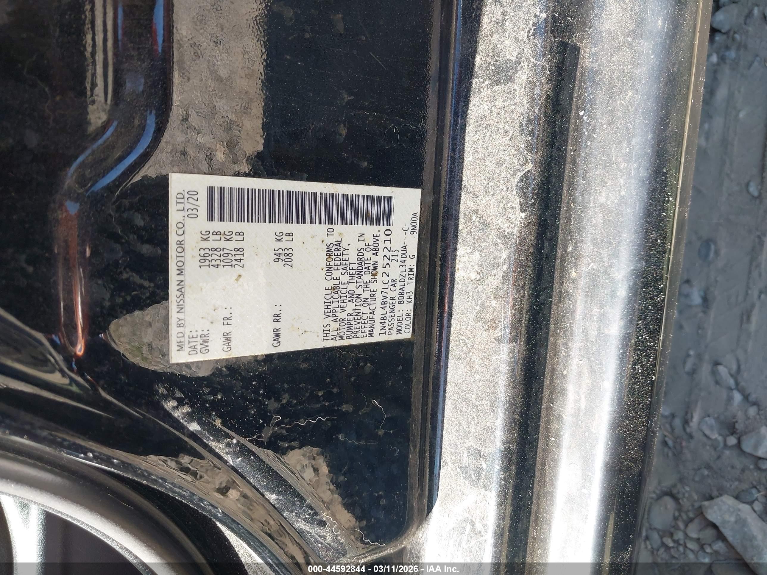 NISSAN ALTIMA image 9