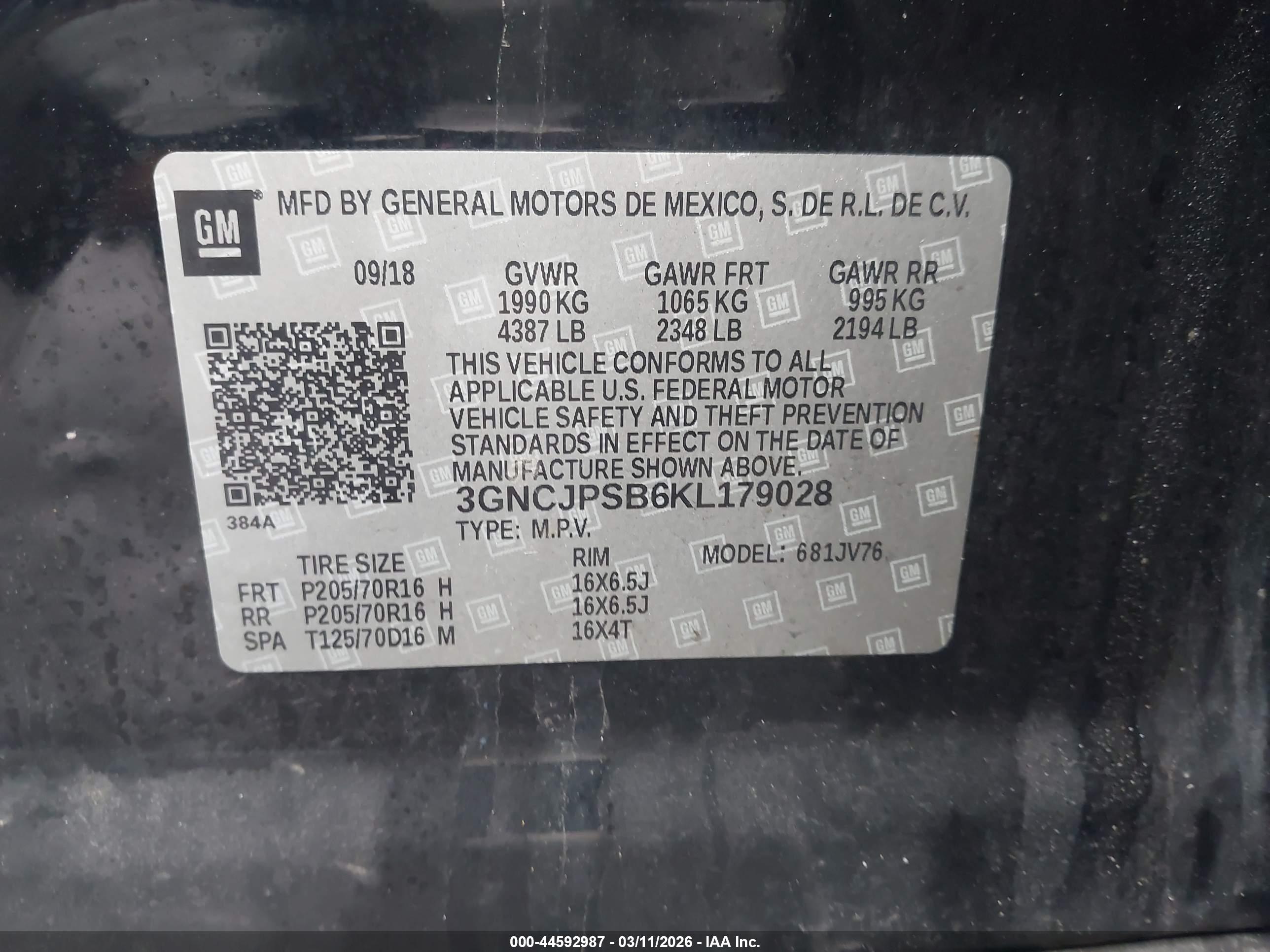 CHEVROLET TRAX image 9