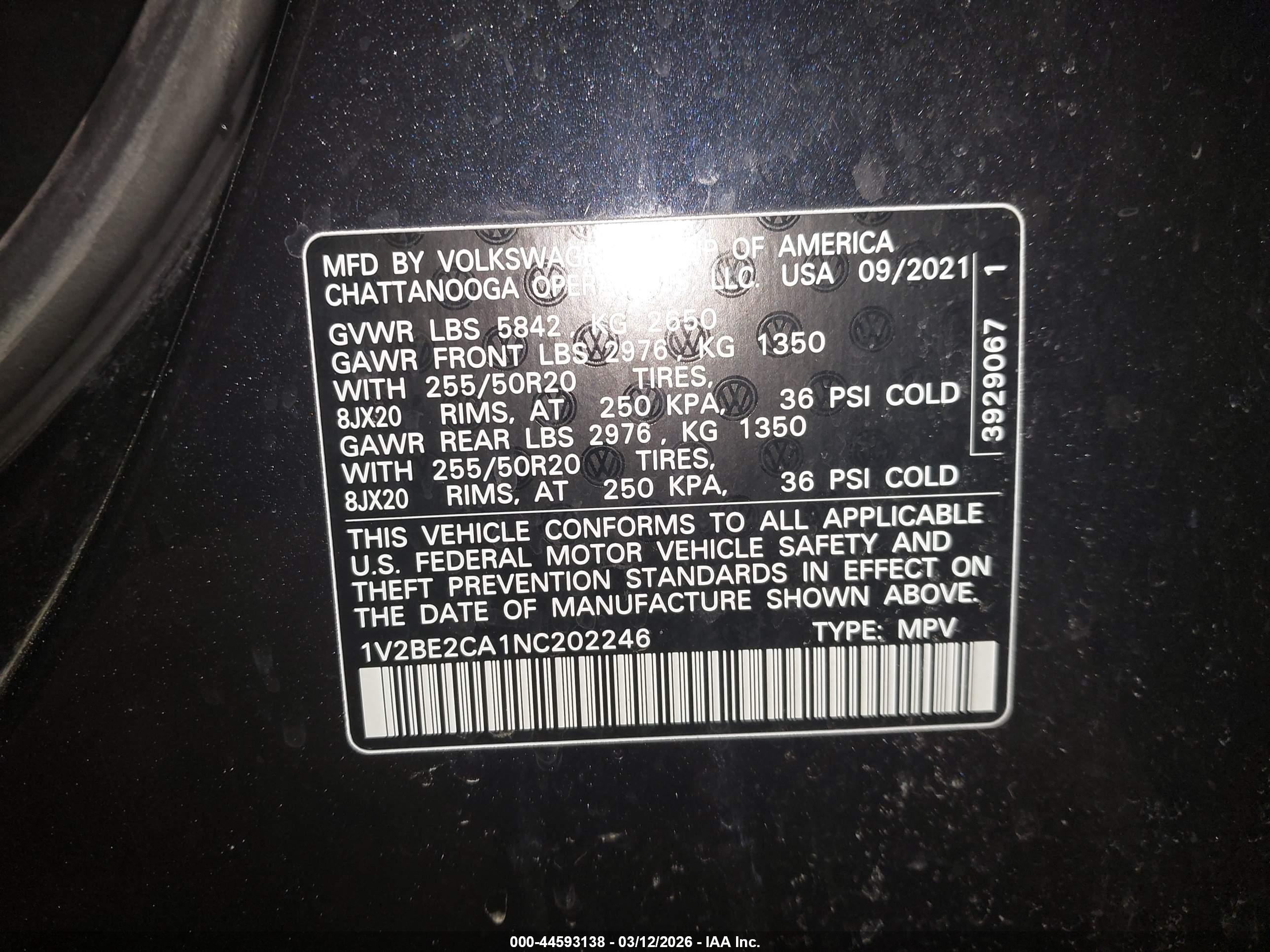 VOLKSWAGEN ATLAS image 9