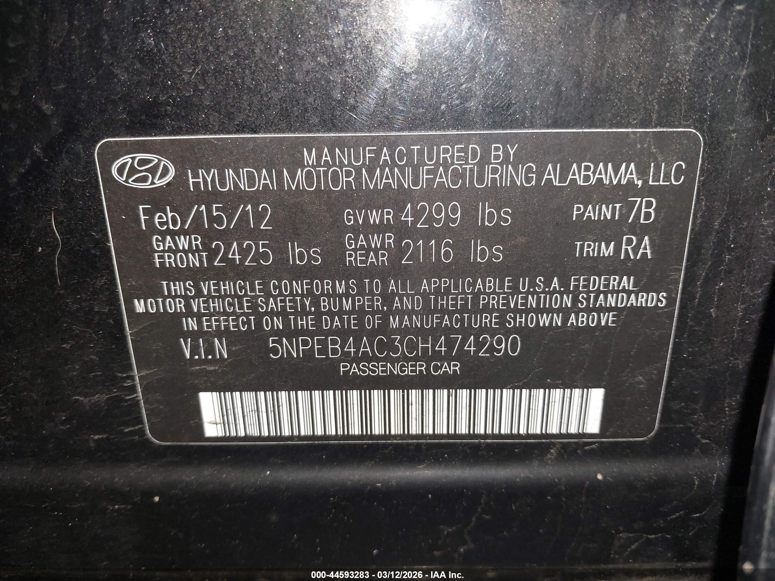 HYUNDAI SONATA image 9