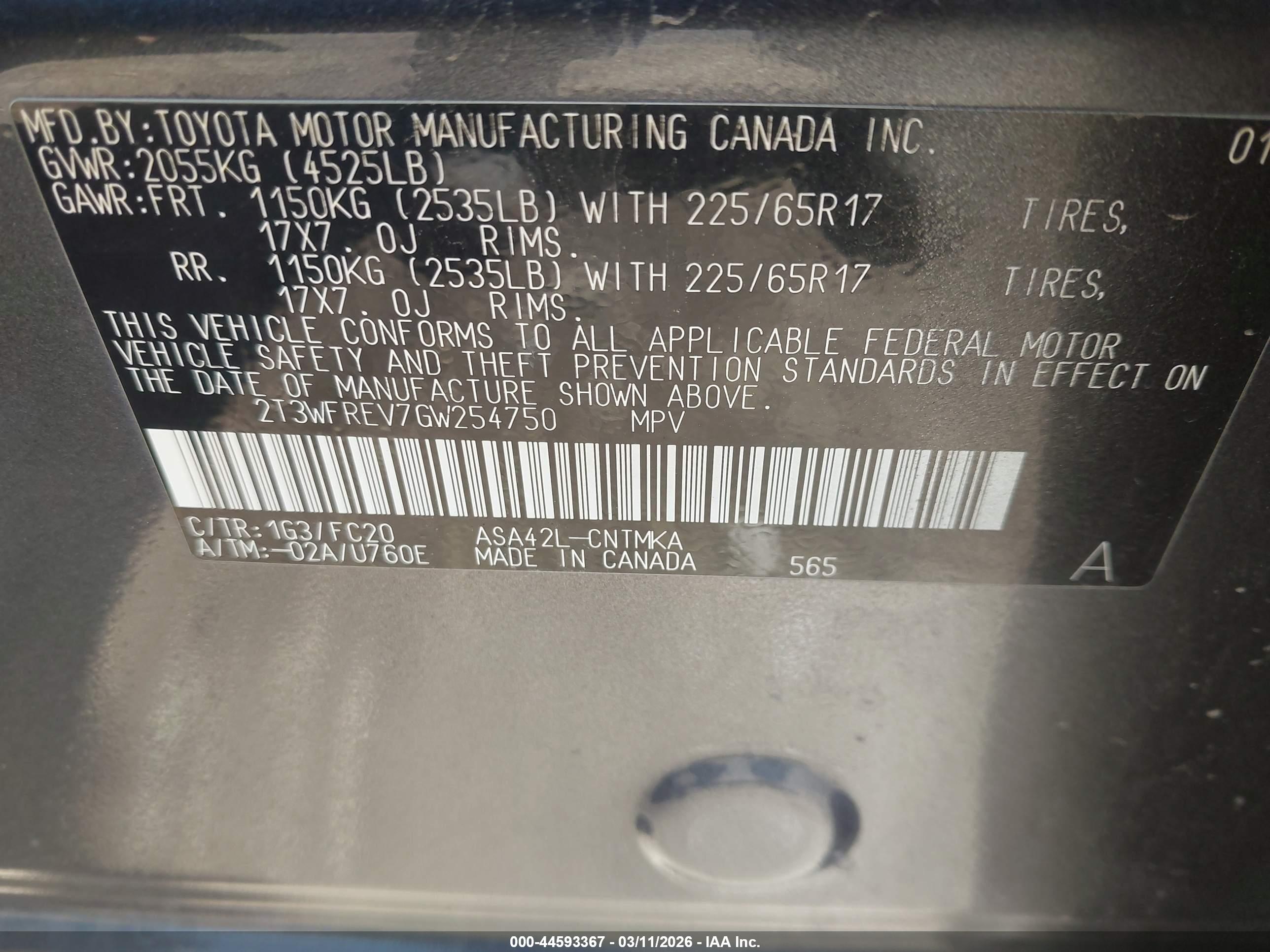 TOYOTA RAV4 image 9