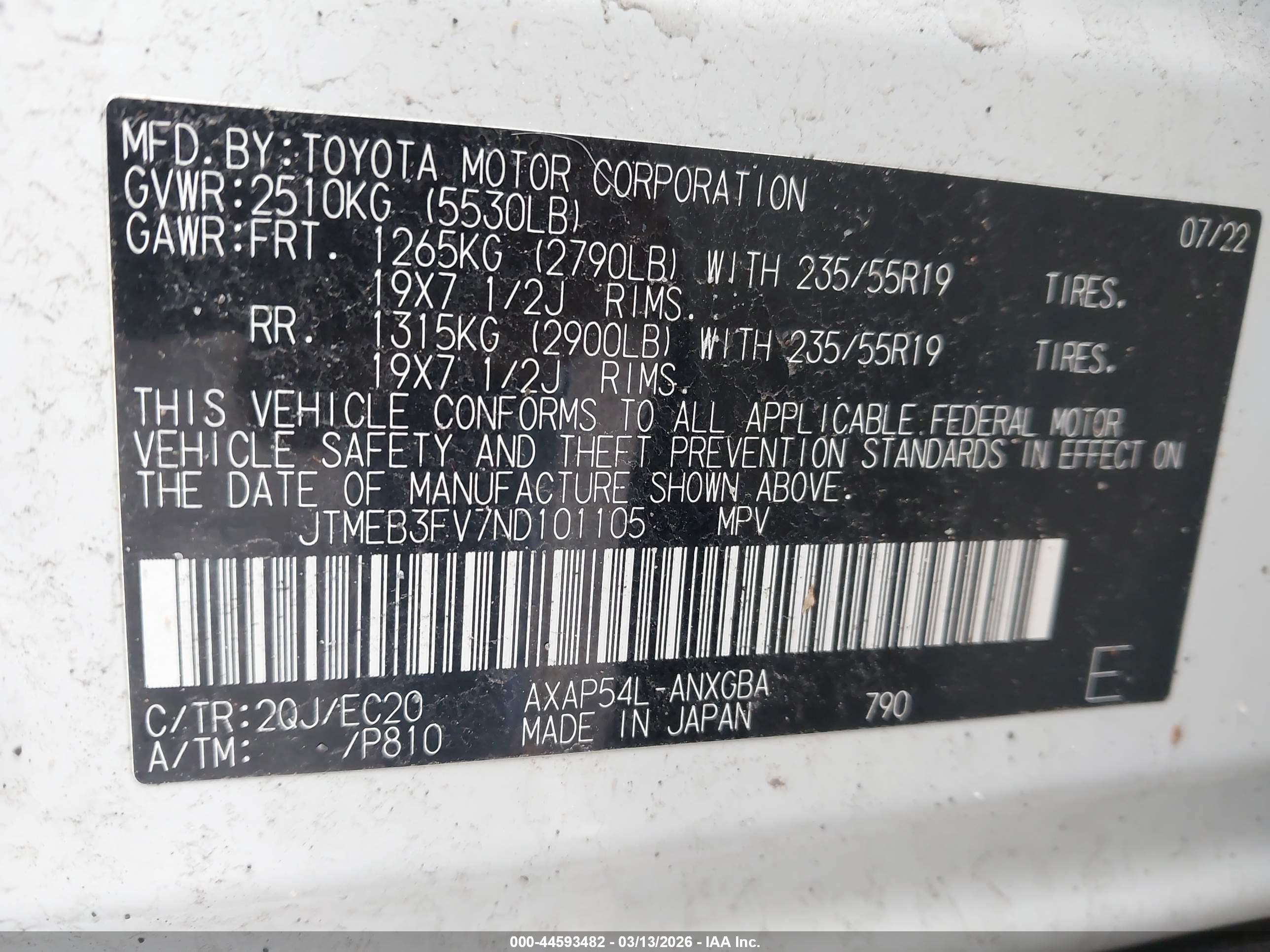 TOYOTA RAV4 image 9