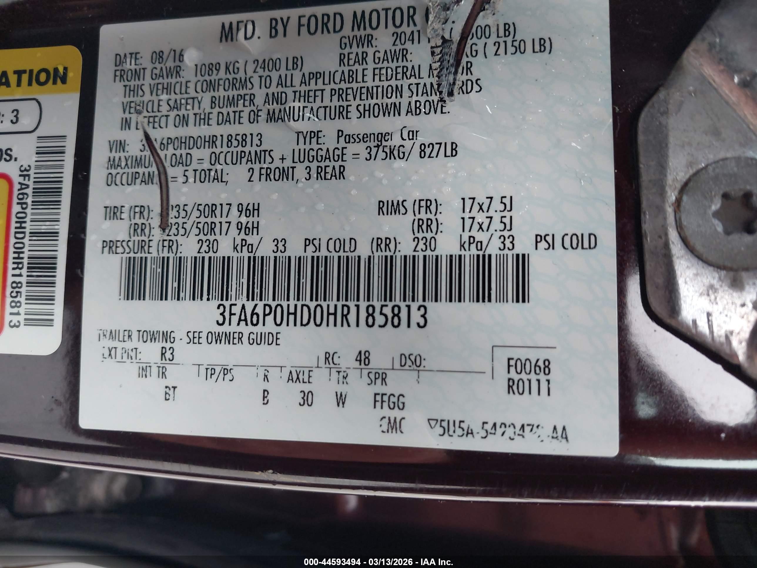 FORD FUSION image 9