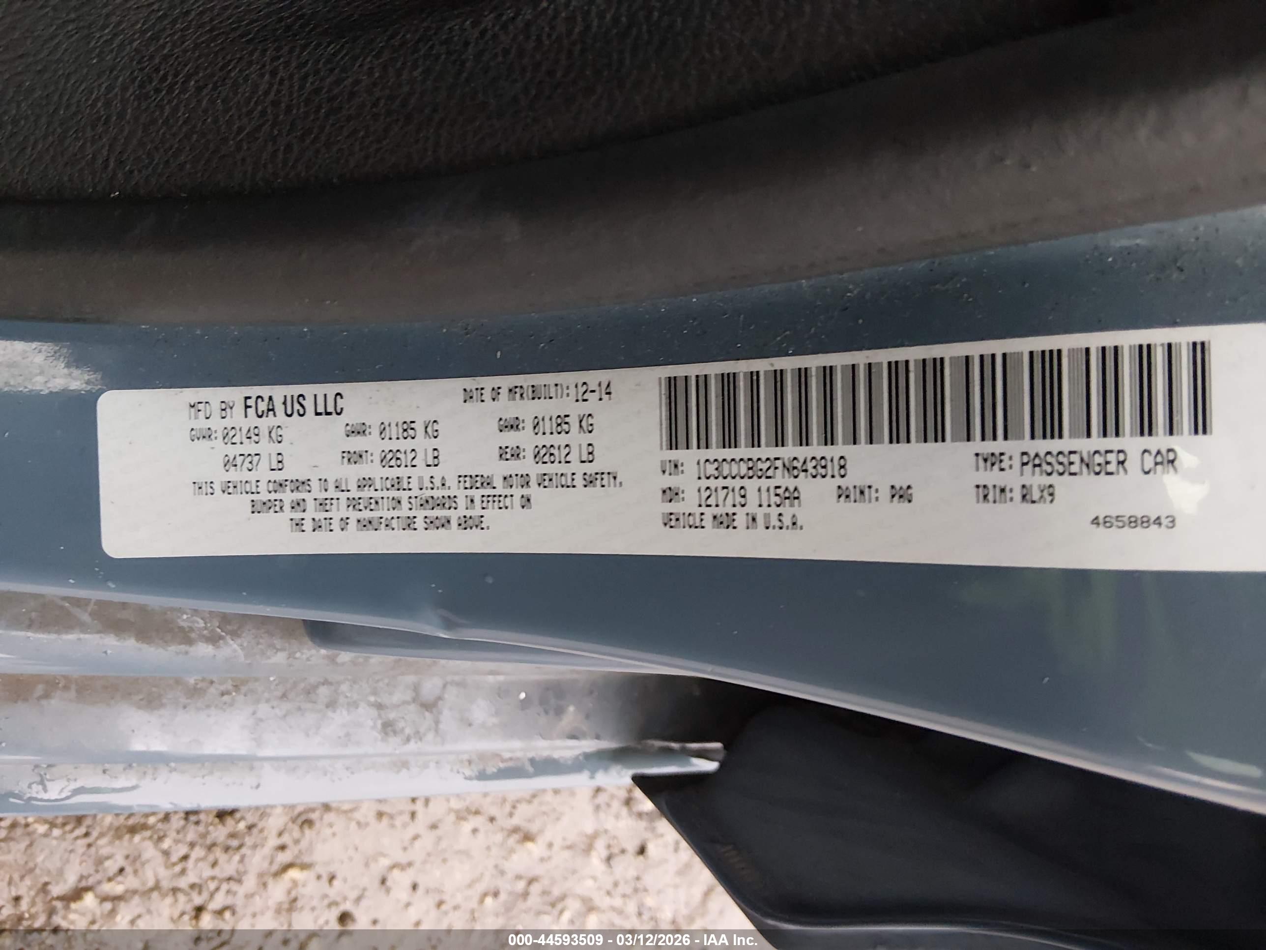 CHRYSLER 200 image 9