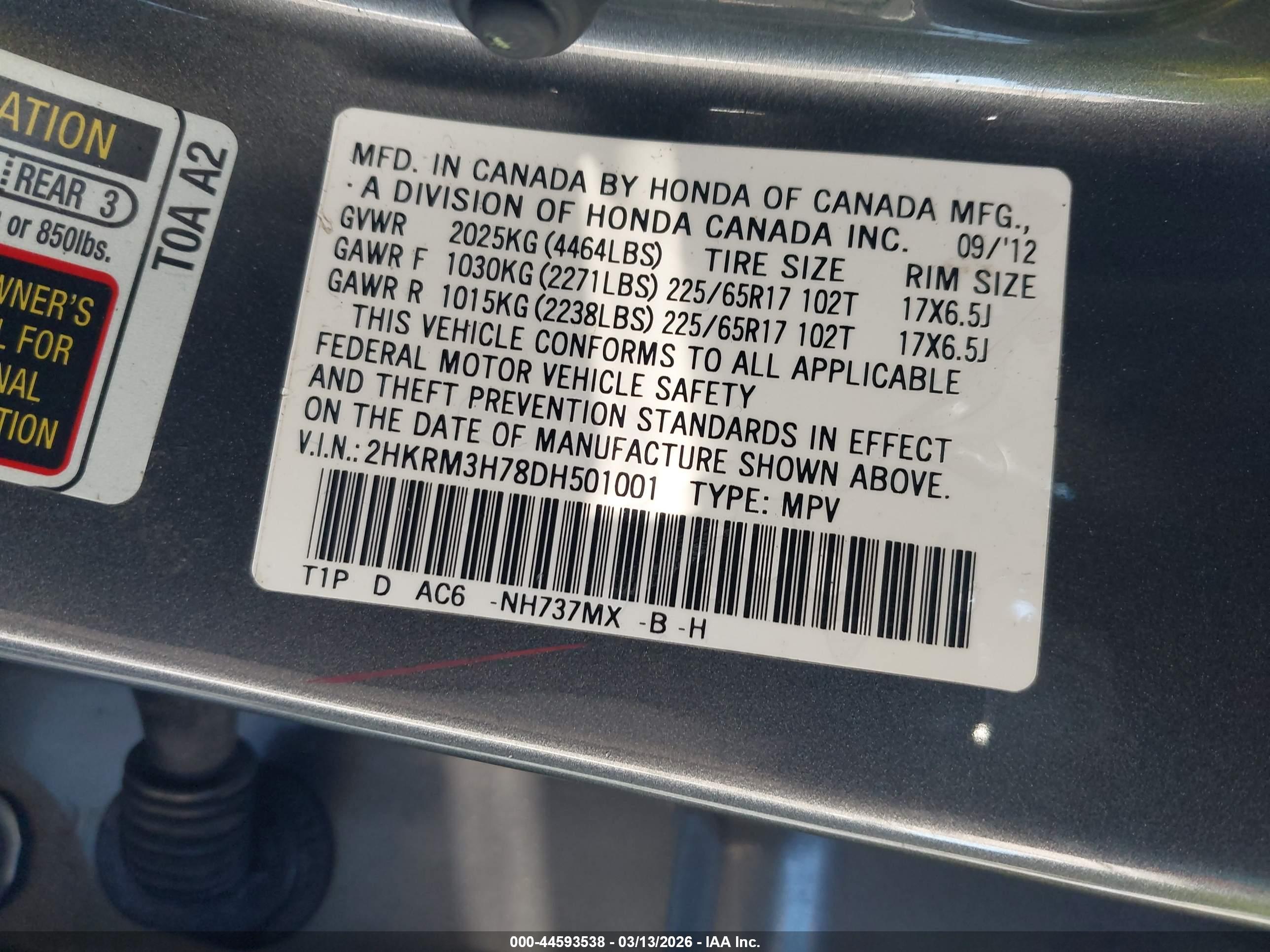 HONDA CR-V image 9