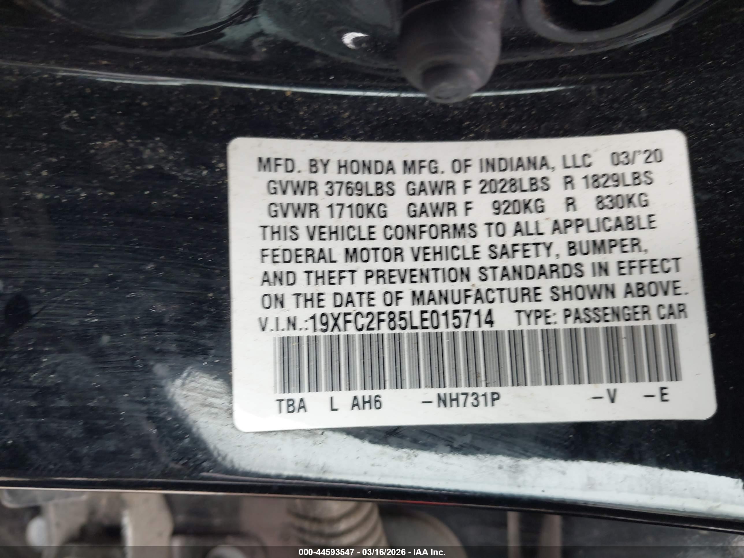 HONDA CIVIC image 9