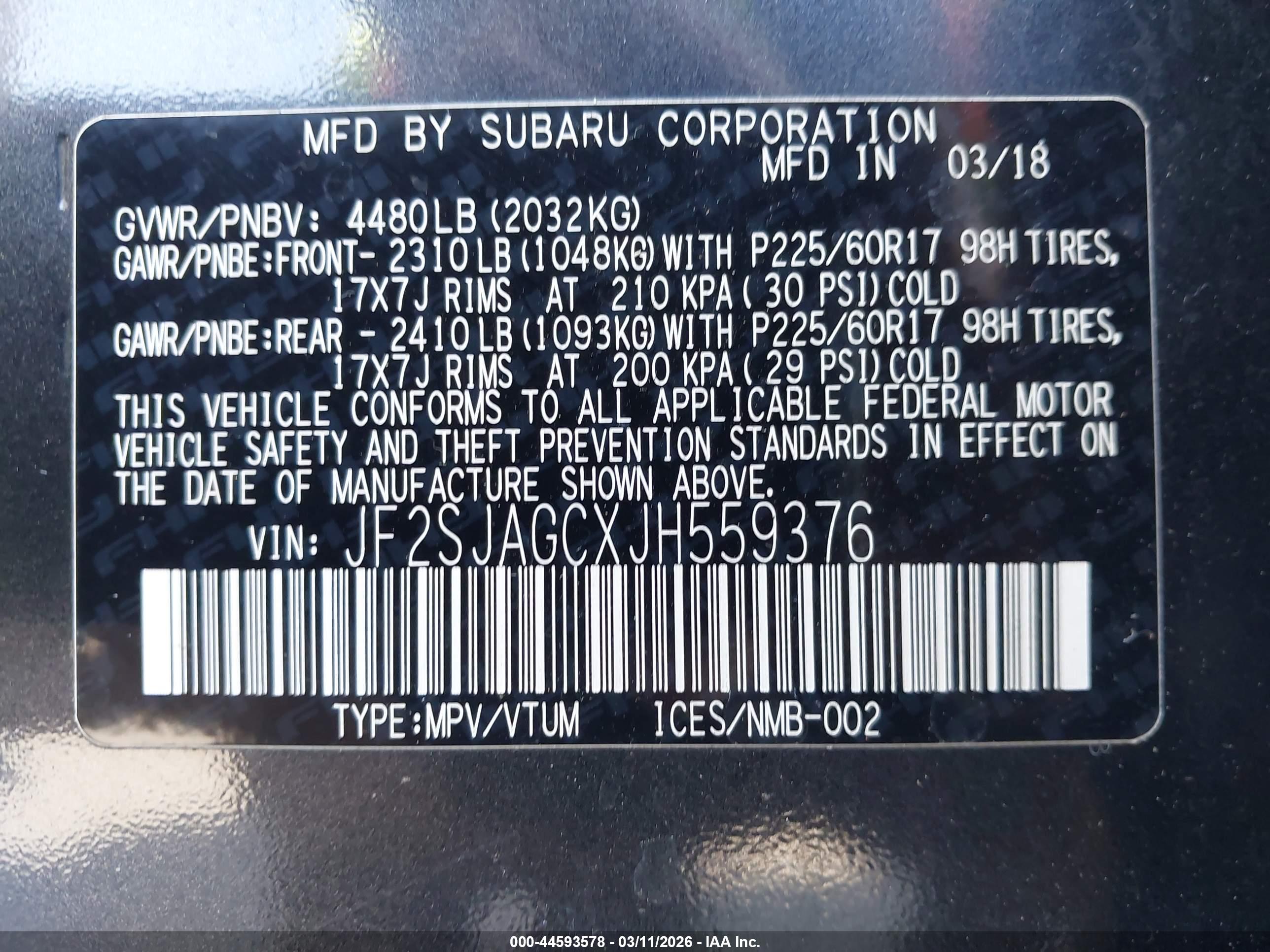 SUBARU FORESTER image 9