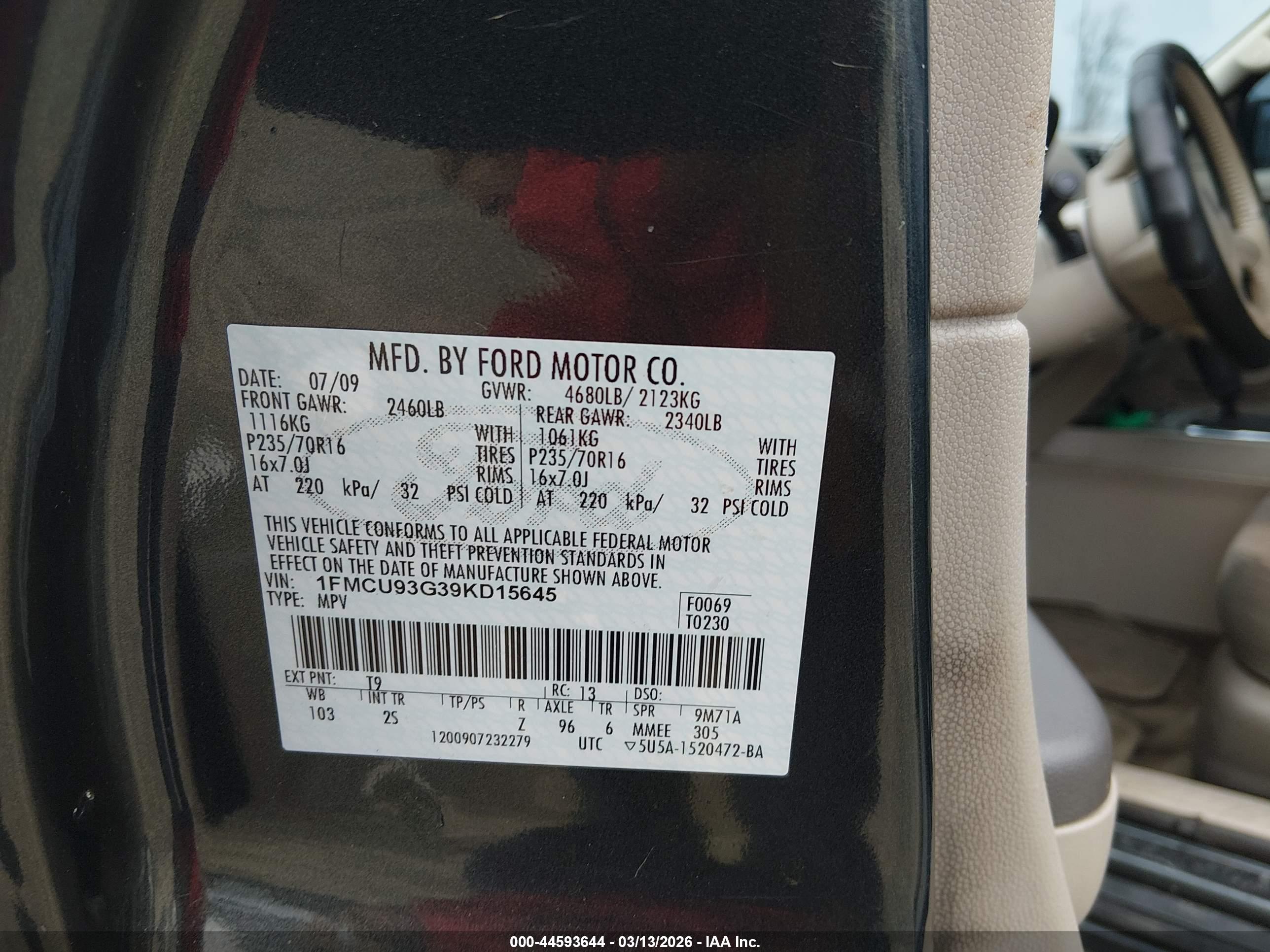 FORD ESCAPE image 9