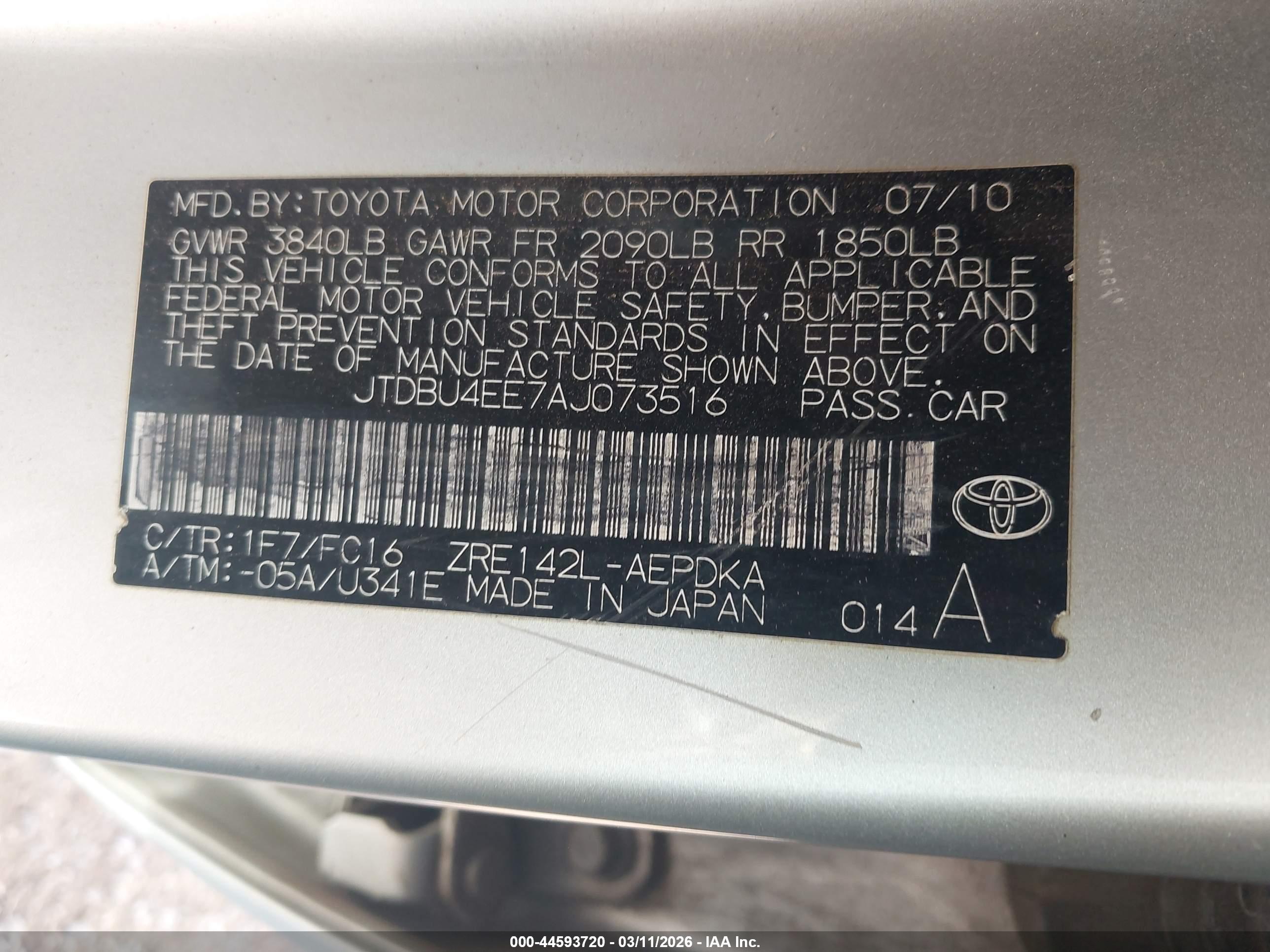TOYOTA COROLLA image 9