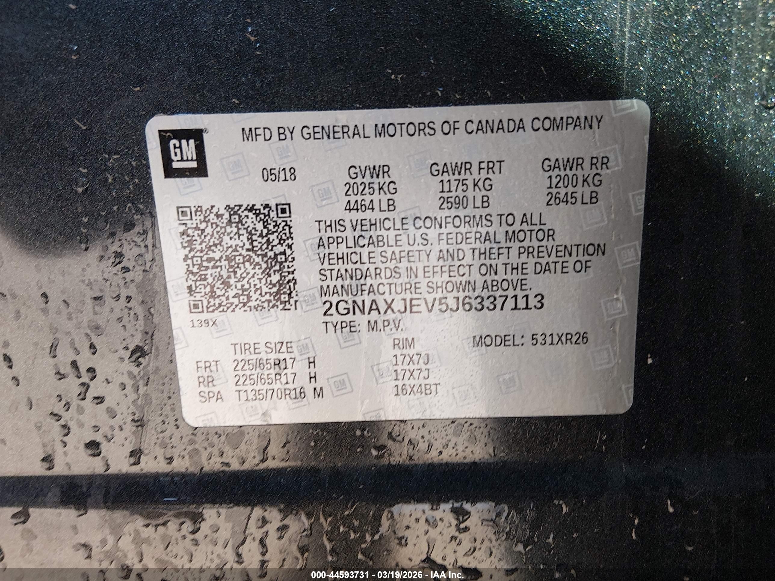 CHEVROLET EQUINOX image 9