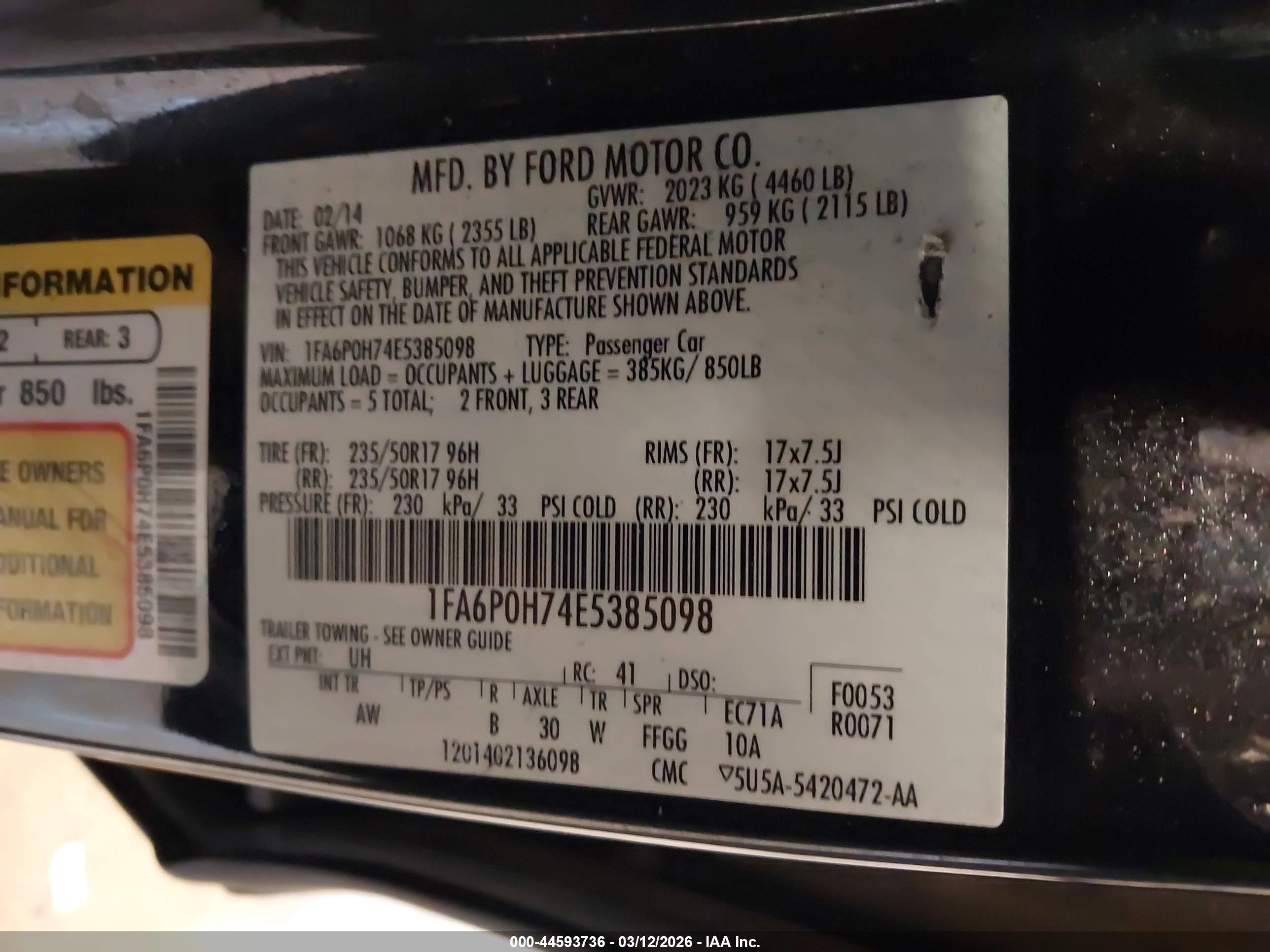 FORD FUSION image 9