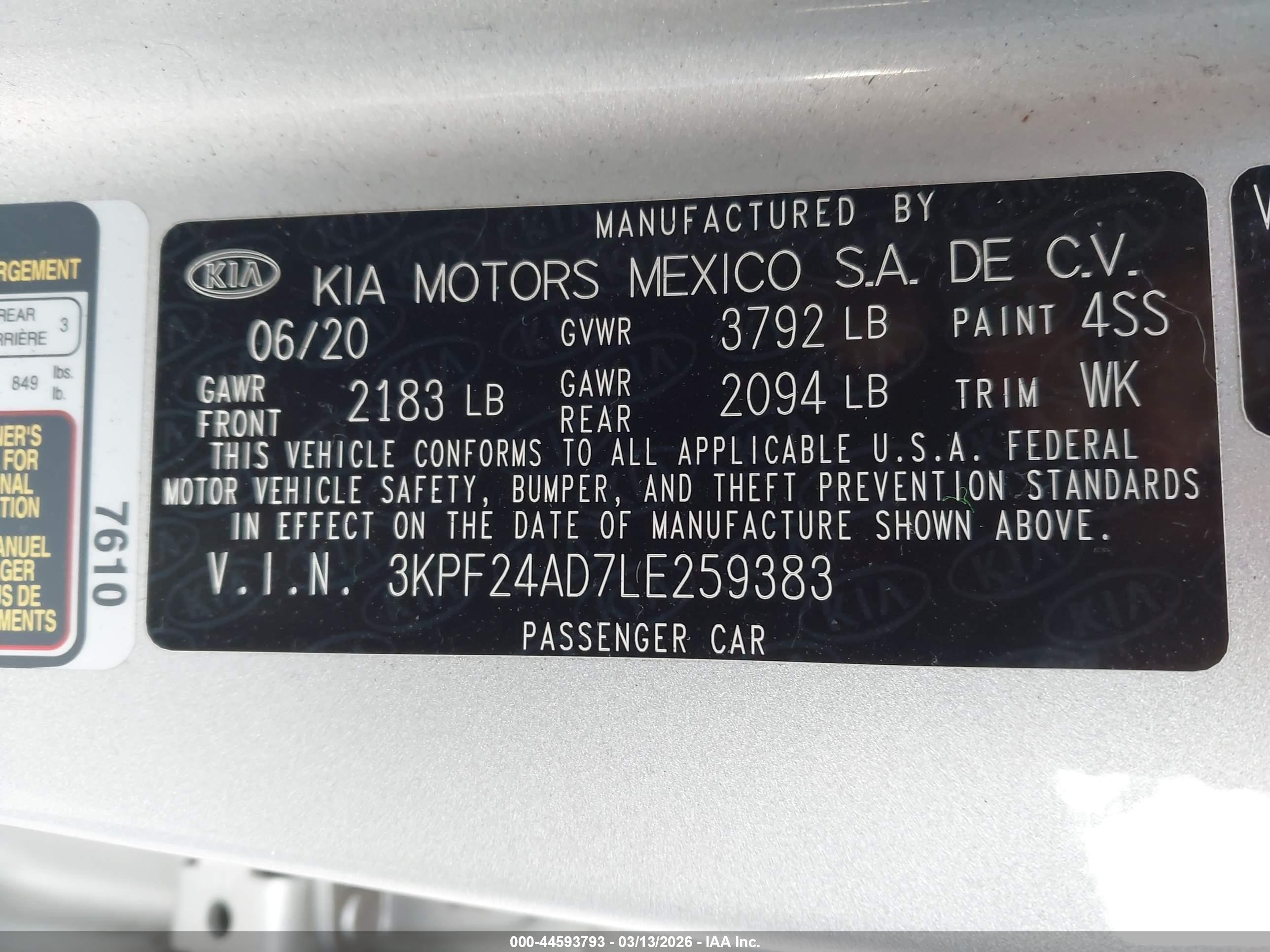 KIA FORTE image 9