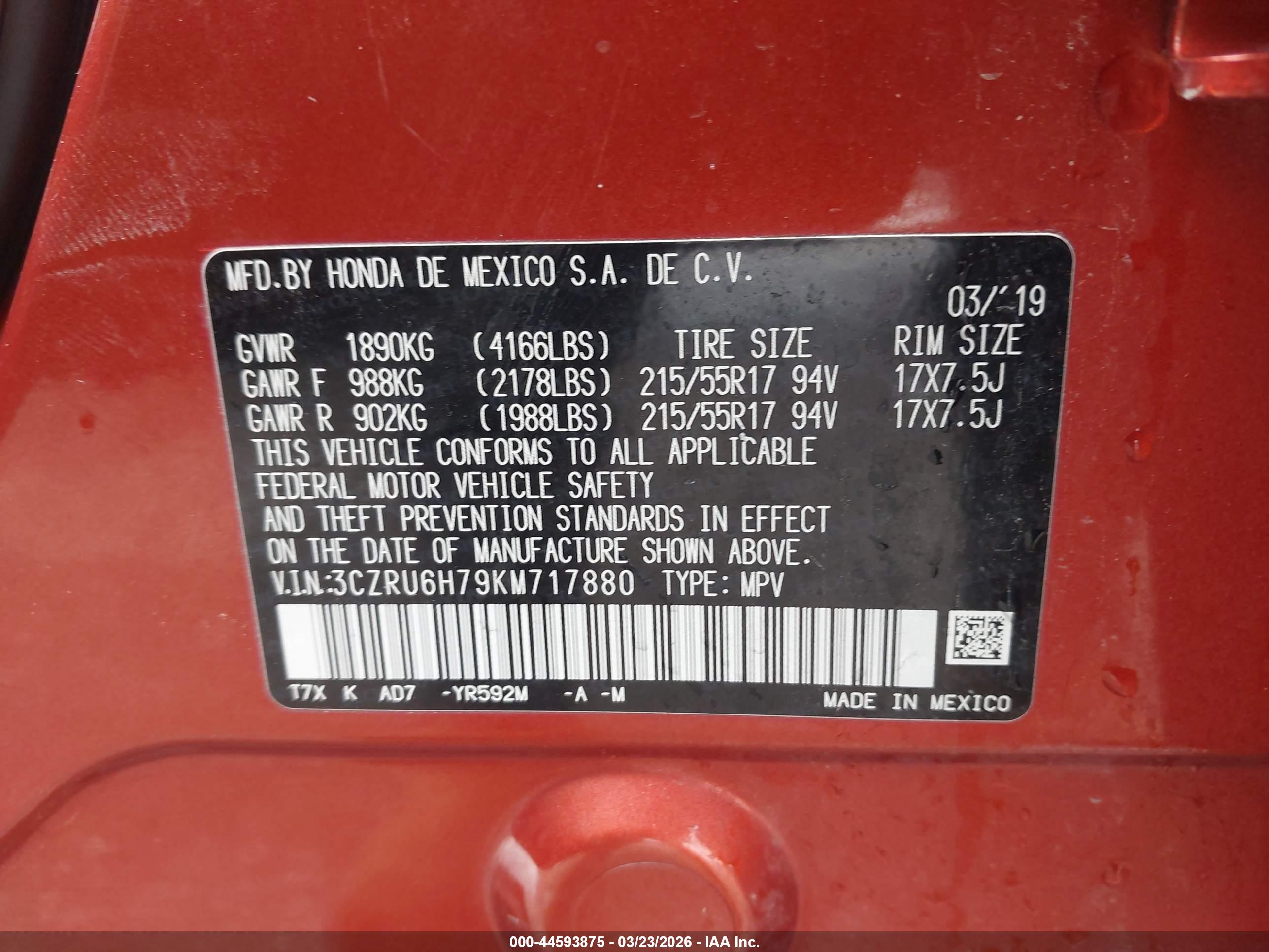 HONDA HR-V image 9
