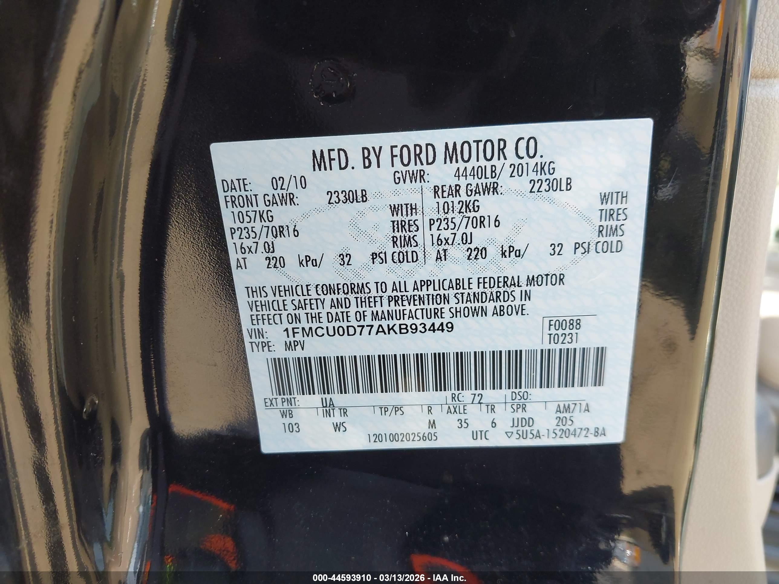 FORD ESCAPE image 9