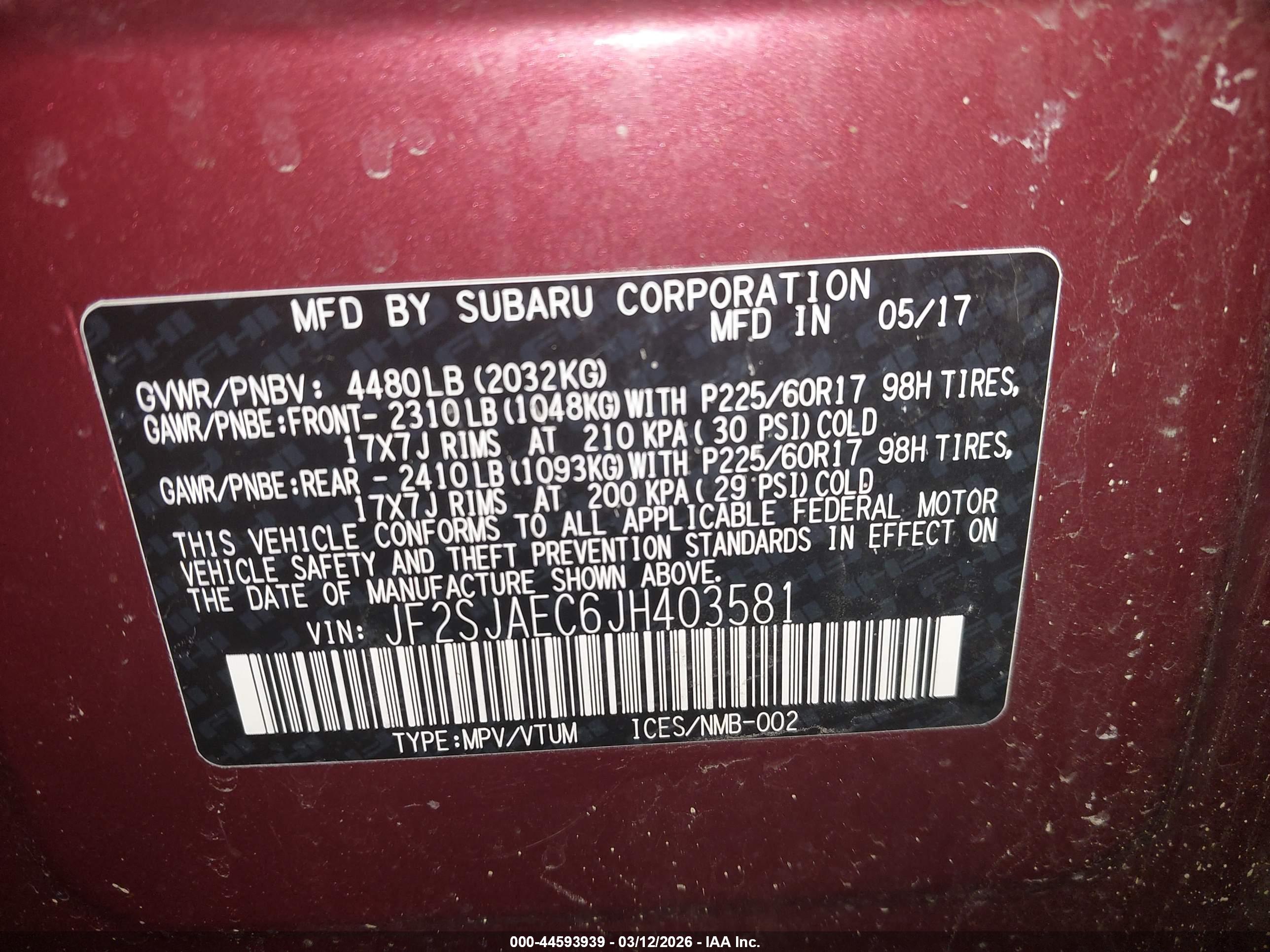 SUBARU FORESTER image 9