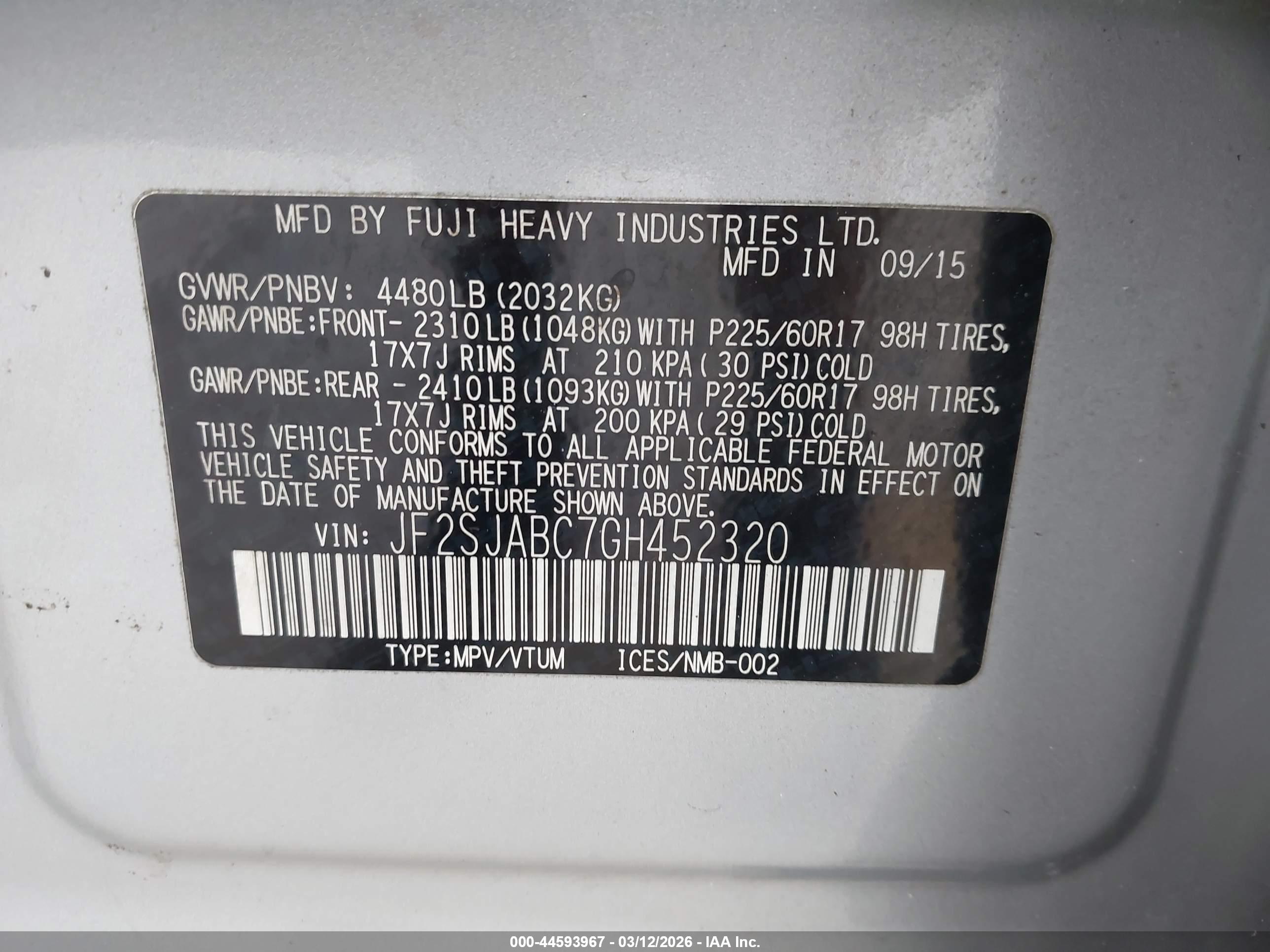 SUBARU FORESTER image 9