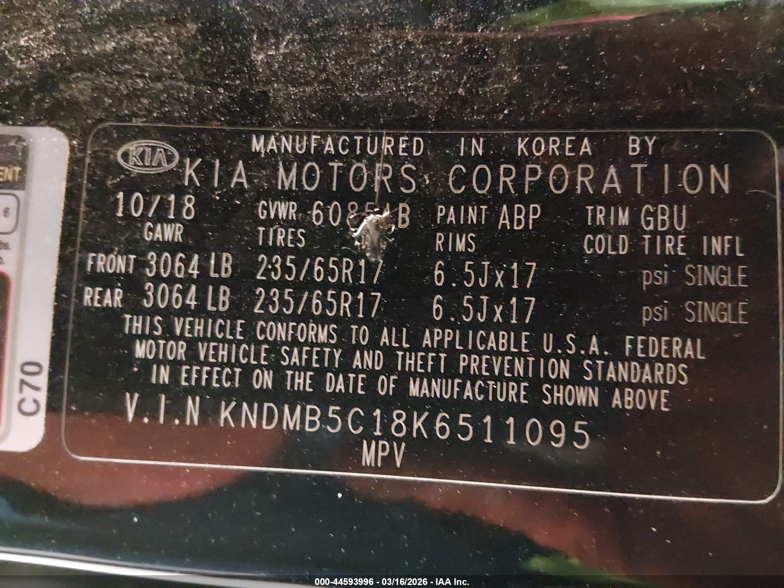 KIA SEDONA image 9