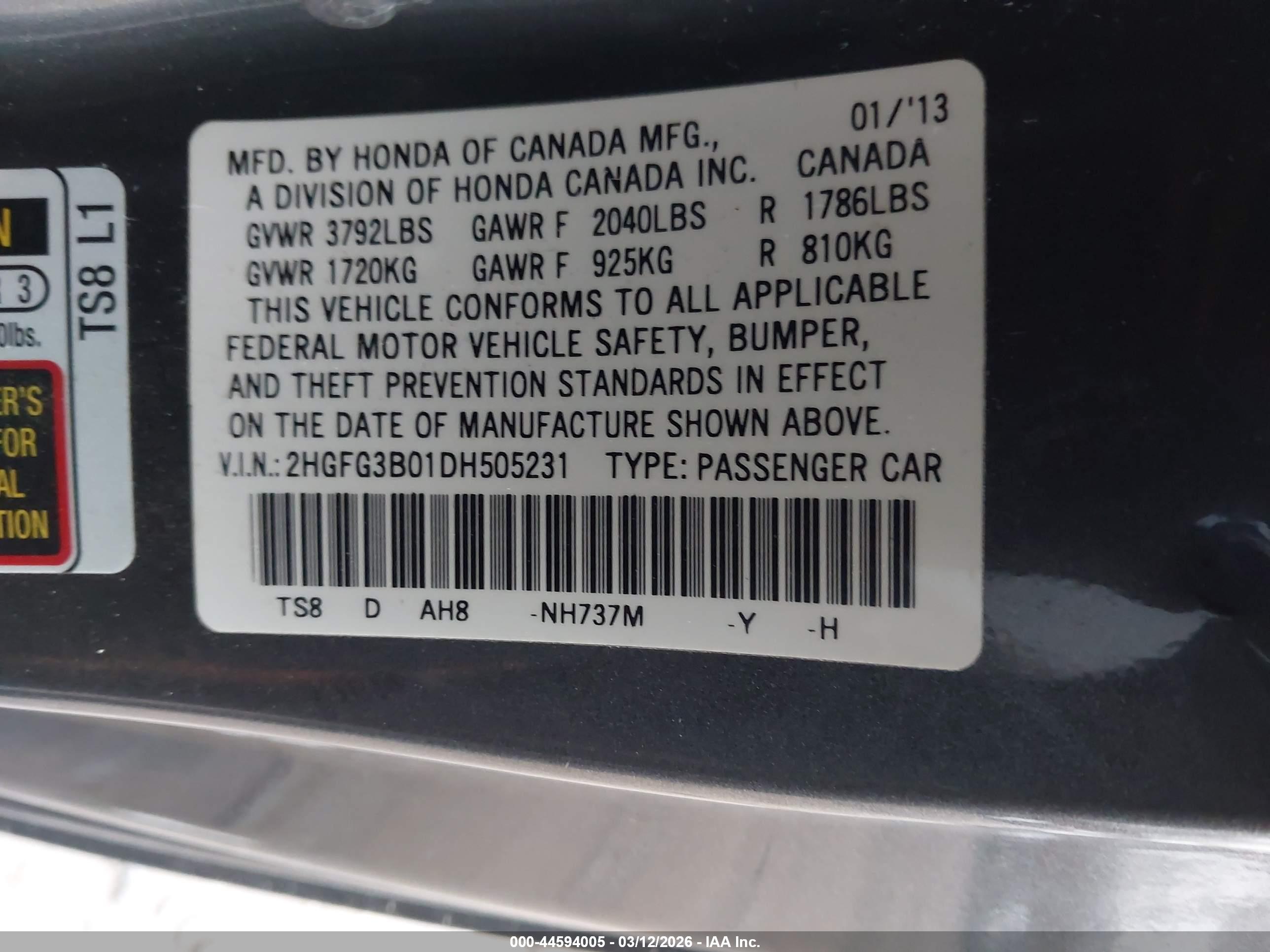 HONDA CIVIC image 9
